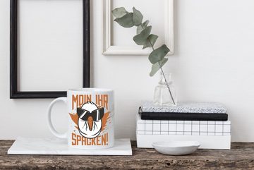 Youth Designz Tasse Moin Ihr Spacken Kaffeetasse Geschenk, Keramik, mit lustigem Print