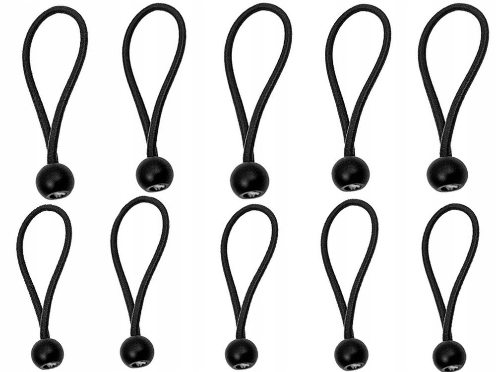 VERK GROUP Seil 10x Planenspanner mit Kugel Spanngummi Gummiseil für Planen Zelte (Packung, 10-tlg), wetterbeständig, wiederverwendbar
