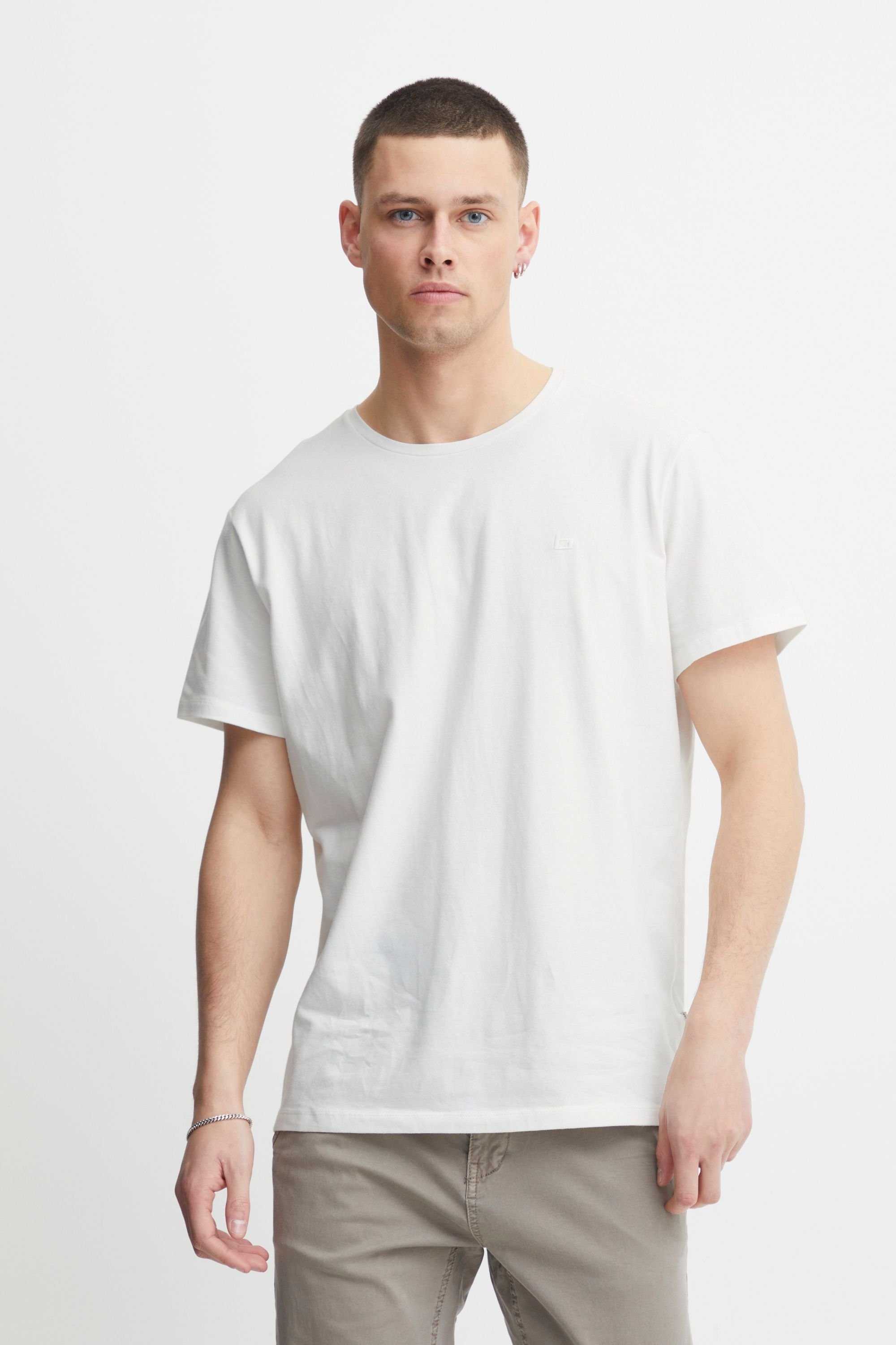 White BHDinton Blend tee BLEND crew T-Shirt Snow