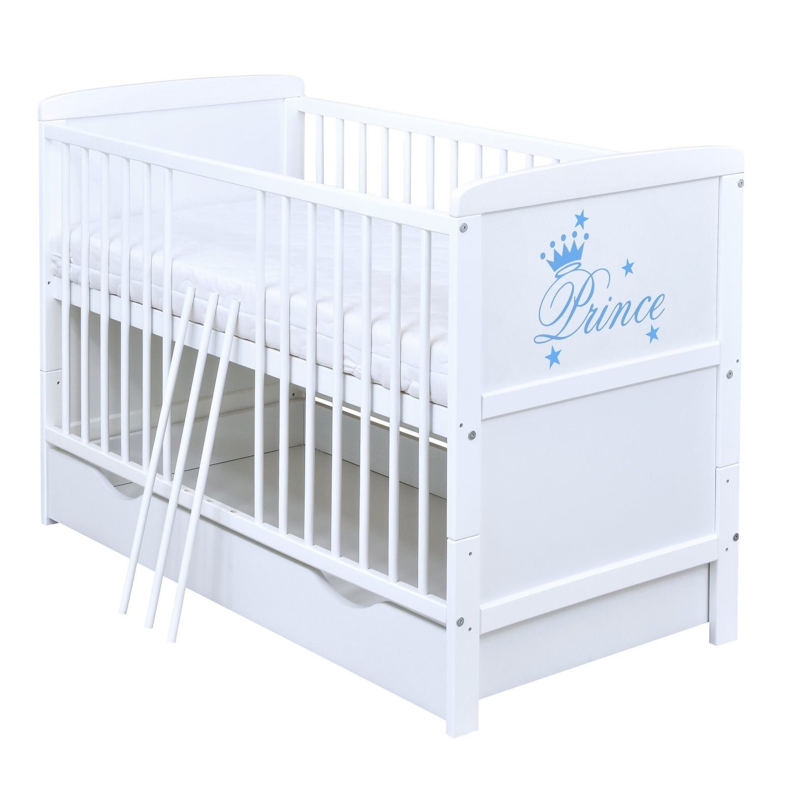 Baby-Delux Babybett Natalie Prince Bettkasten, Kinderbett günstig online kaufen