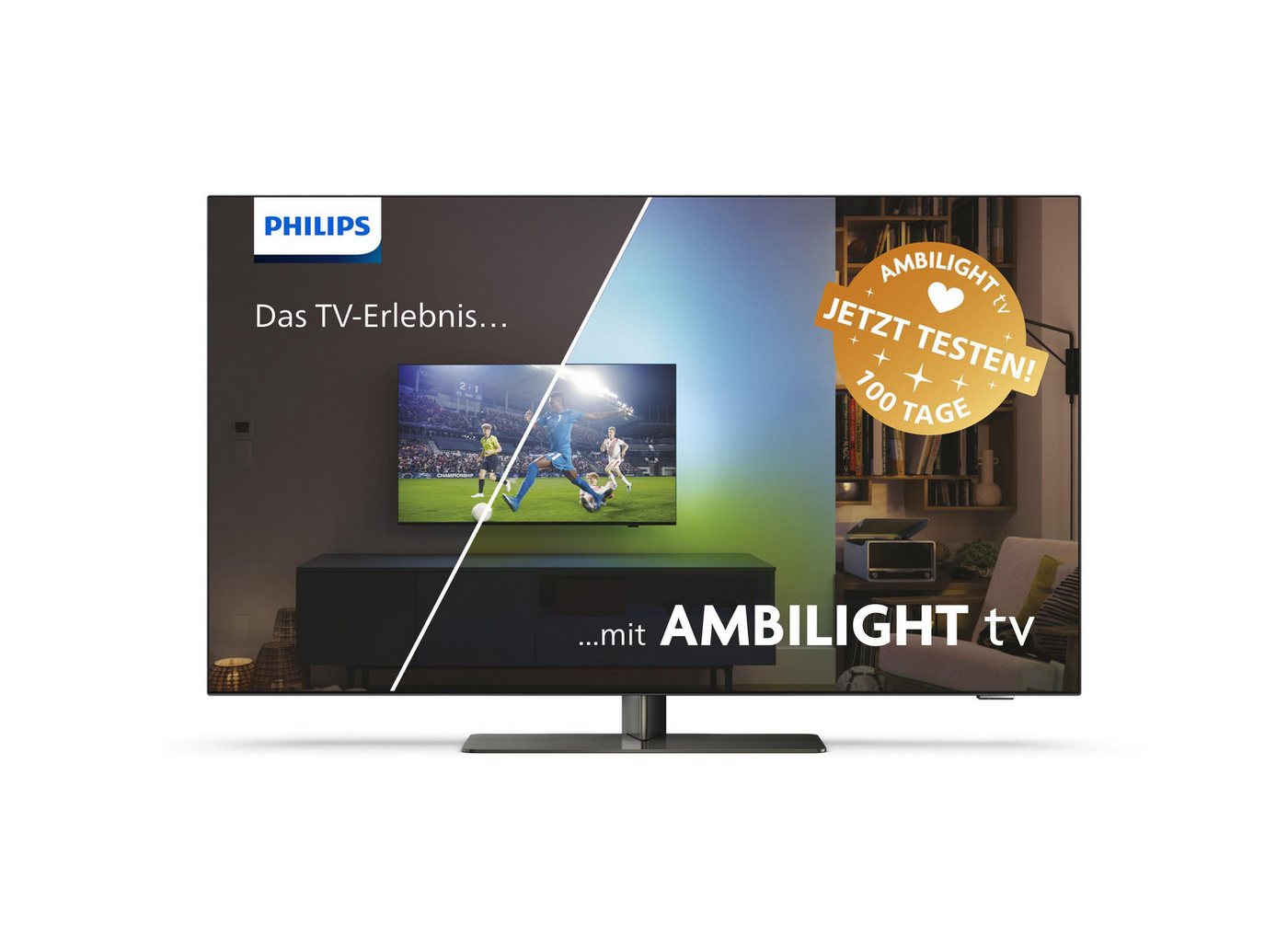 Philips 48OLED849 OLED-Fernseher (121 cm/48 Zoll, 4K Ultra HD, Smart TV, Google TV) ! RABATT: 83.98% Philips 48OLED849 OLED-Fernseher (121 cm/48 Zoll, 4K Ultra HD, Smart TV, Google TV) ! RABATT: 83.98%