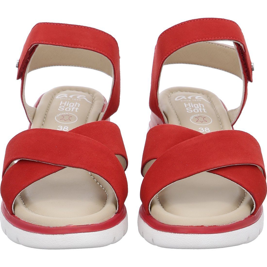 Ara Sandalette Rimini 045171 Damen - rot Sandalette Ara Rauleder Schuhe,