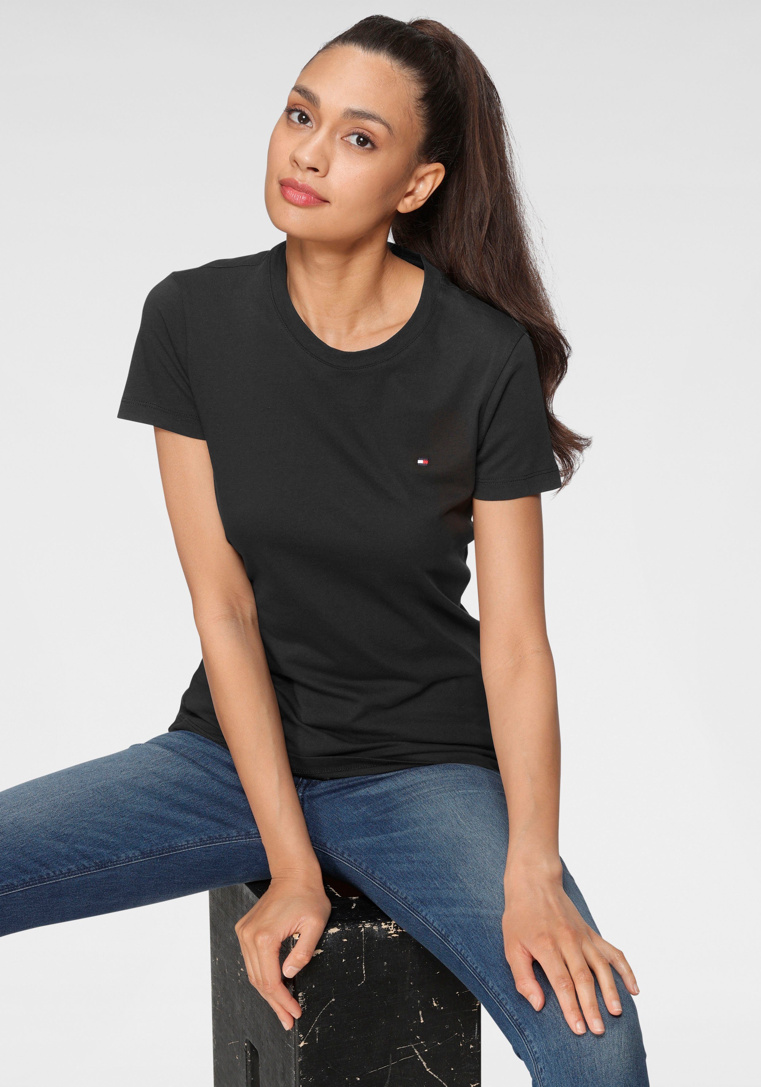 Tommy Hilfiger T-Shirt HERITAGE CREW NECK günstig online kaufen