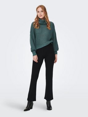 JACQUELINE de YONG Strickpullover Rollkragen Strick Pullover Puffärmel JDYMEGAN 6393 in Petrol