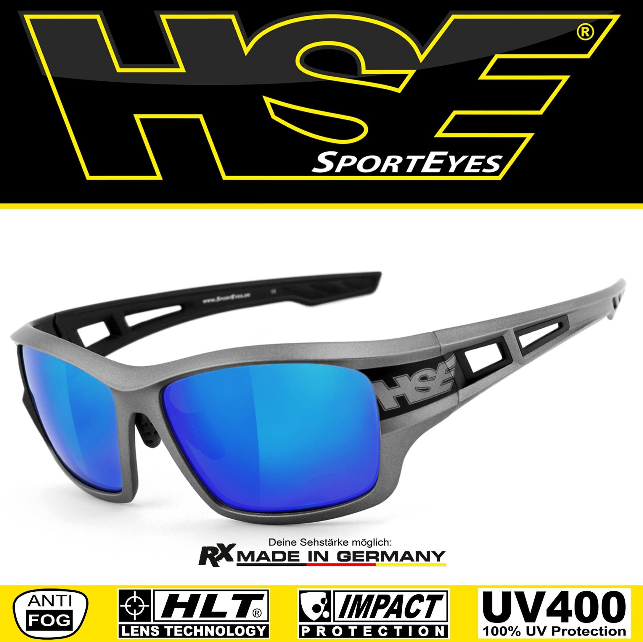 Sportbrille durch Steinschlagbeständig HSE SportEyes - Kunststoff-Sicherheitsglas 2095gm,