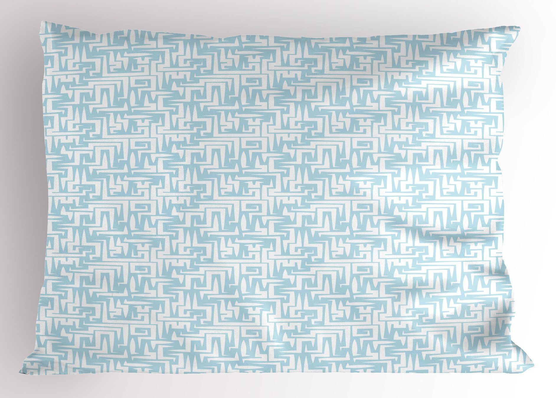 Baby Abakuhaus Standard Size (1 King Art-Motiv Gedruckter Abstrakt Kissenbezug, Kissenbezüge blau Maze Stück), Dekorativer