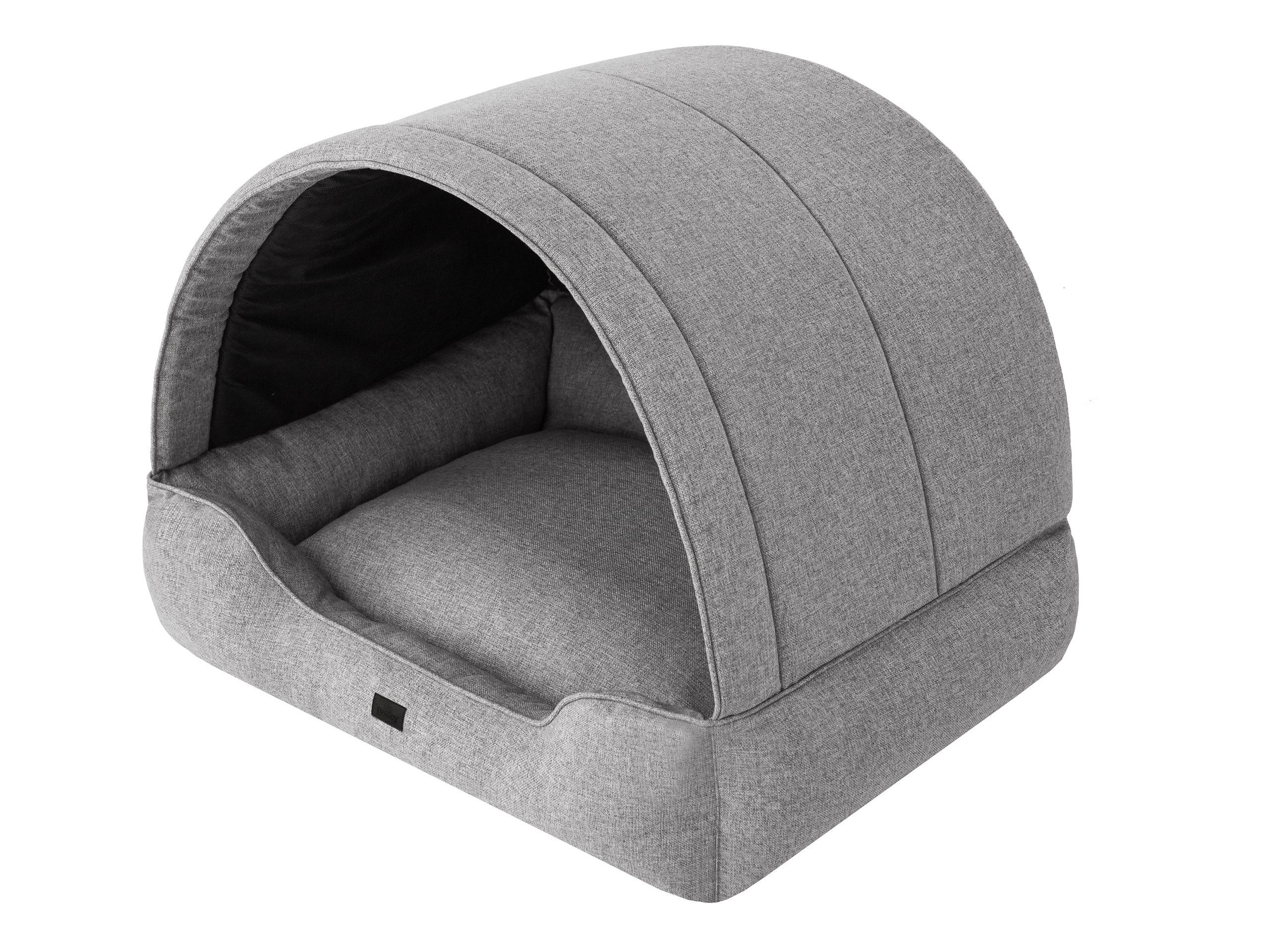 Hobbydog Hundehütte Prompter 2-in-1 aus Inari mit abnehmbarem Bezug, pflegeleicht, handwaschbar, für Zuhause & Balkon