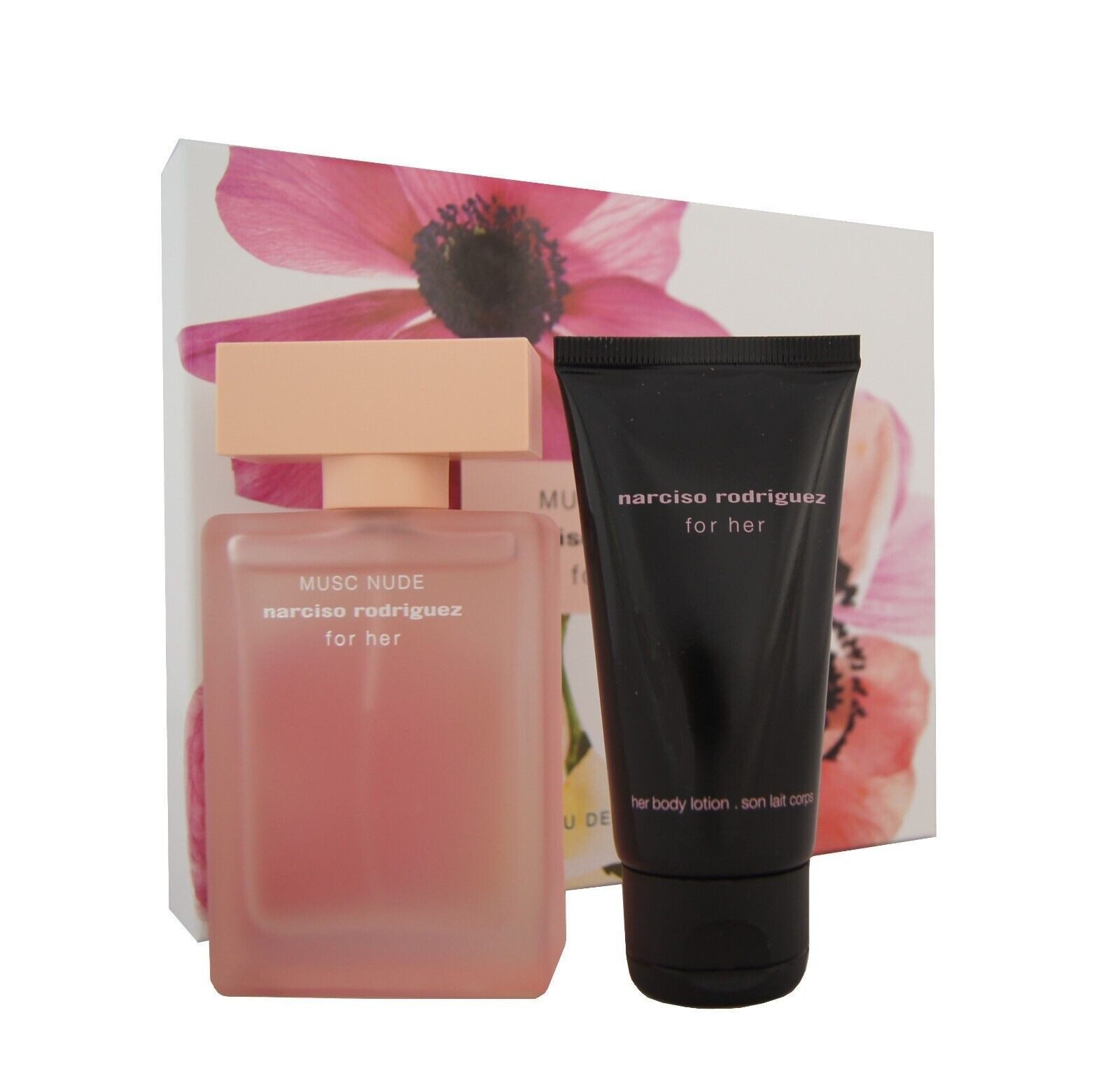 Duft-Set narciso rodriguez for her Musc Nude Eau de Parfum 50ml + BL 50ml