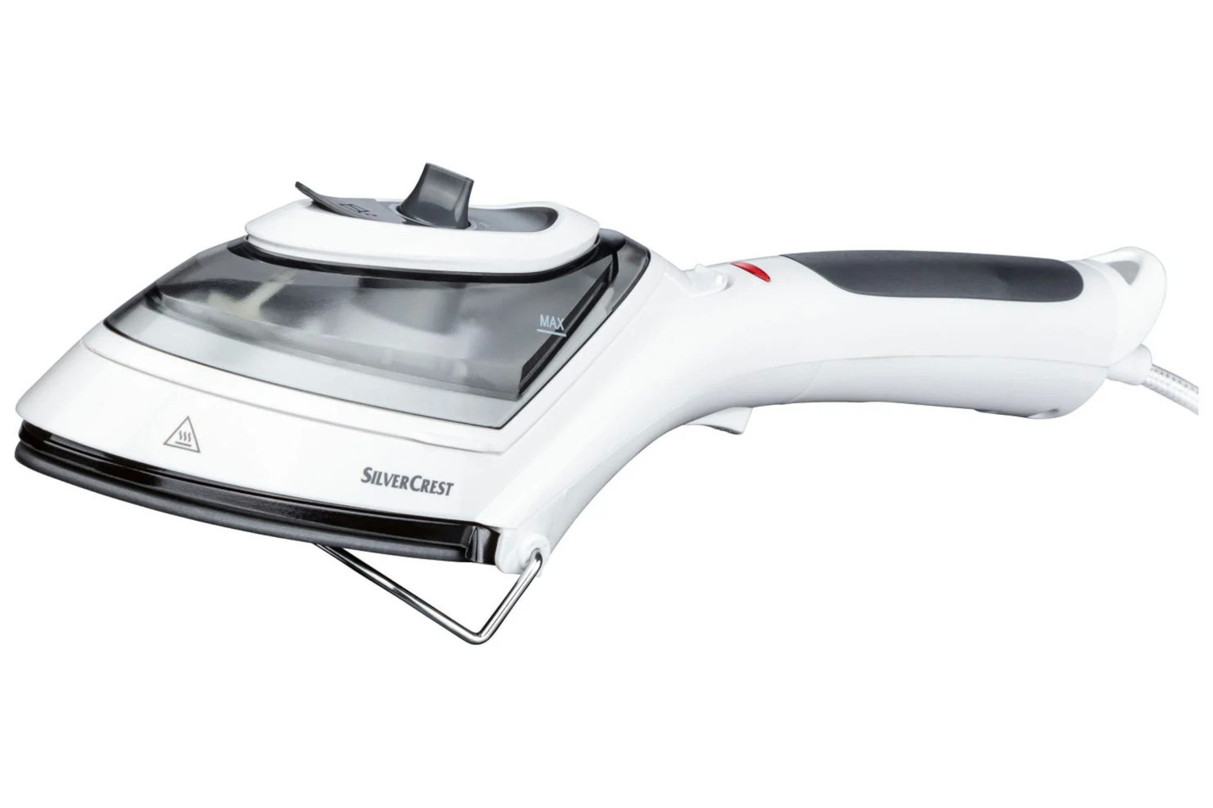 SilverCrest Dampfbürste Dampfbürste SDRB 1000 B1 mit Dampfstoß & Antihaftsohle, 1000 W, Integrierte Standvorrichtung und Aufhängeöse