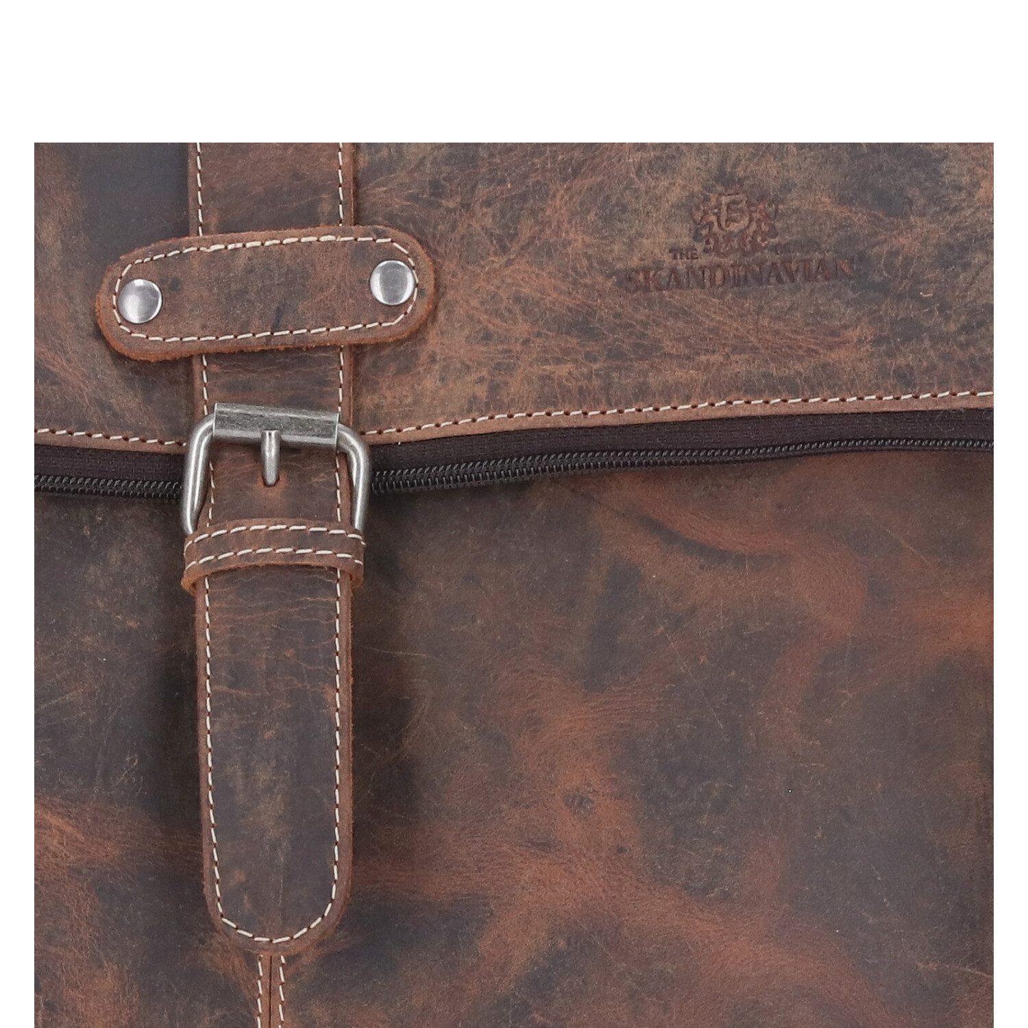 The Skandinavian Brand Freizeitrucksack The Skandinavian Brand Leder Rucksack HUNTER tan (1-tlg)