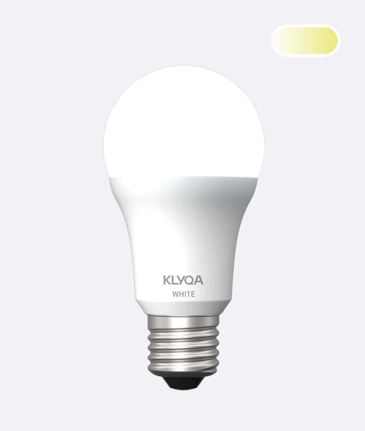 Klyqa KL-E27W Smarte Lampe, Weißtöne stufenlos einstellbar