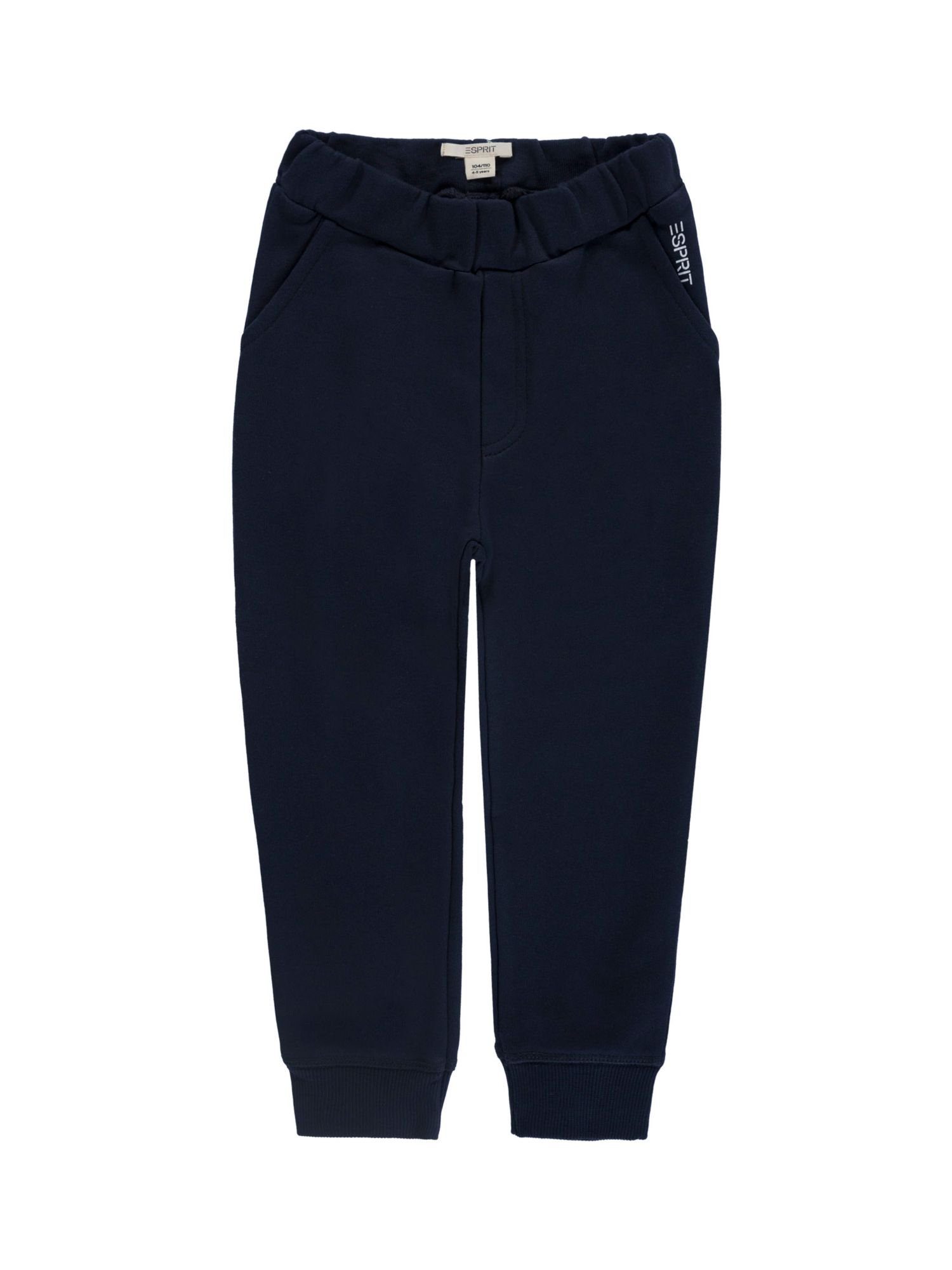 Esprit Sweathose Basic Sweathose aus 100% Baumwolle NAVY