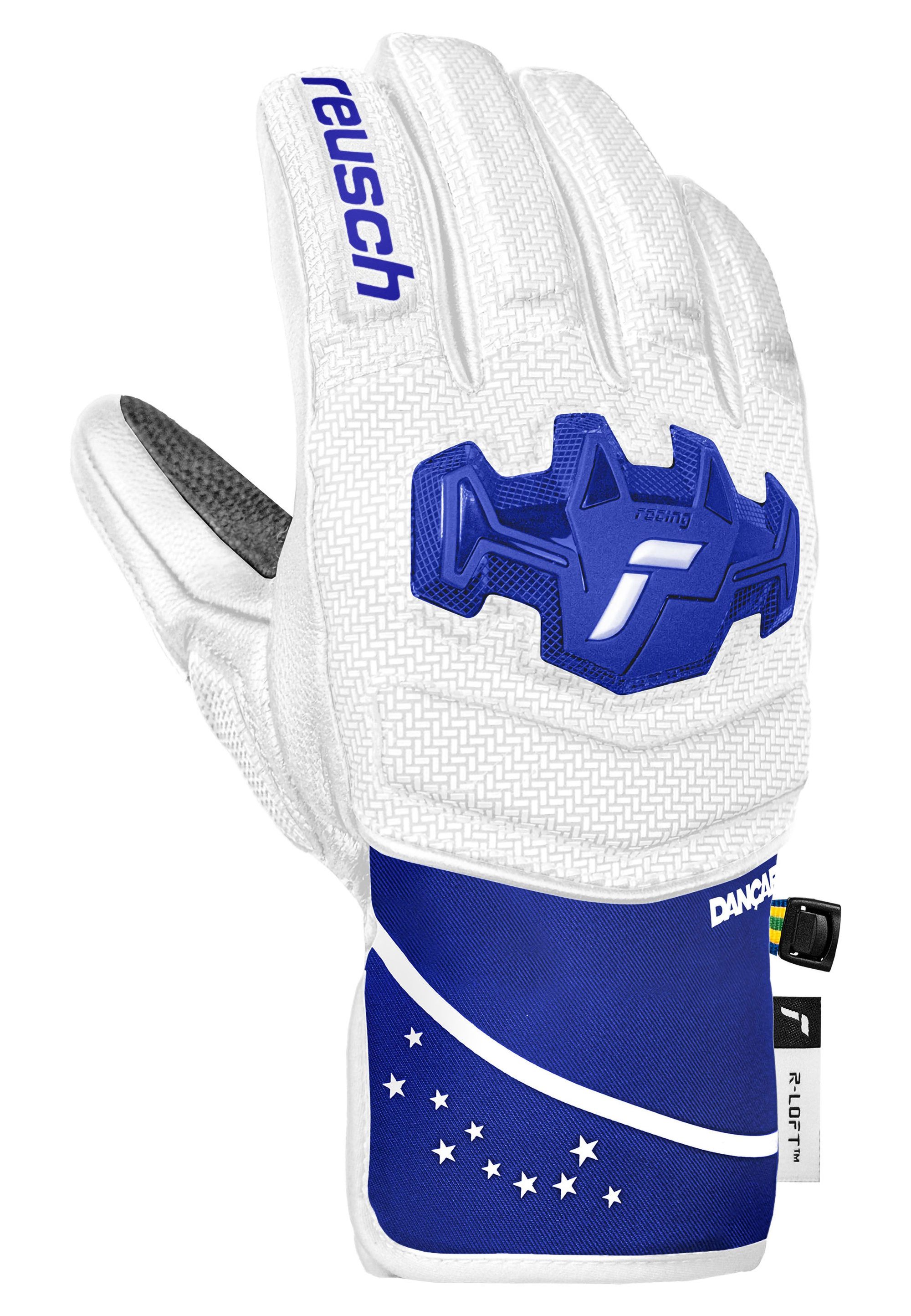 Reusch Skihandschuhe Worldcup Warrior Junior mit winddichter, atmungsaktiver Funktion