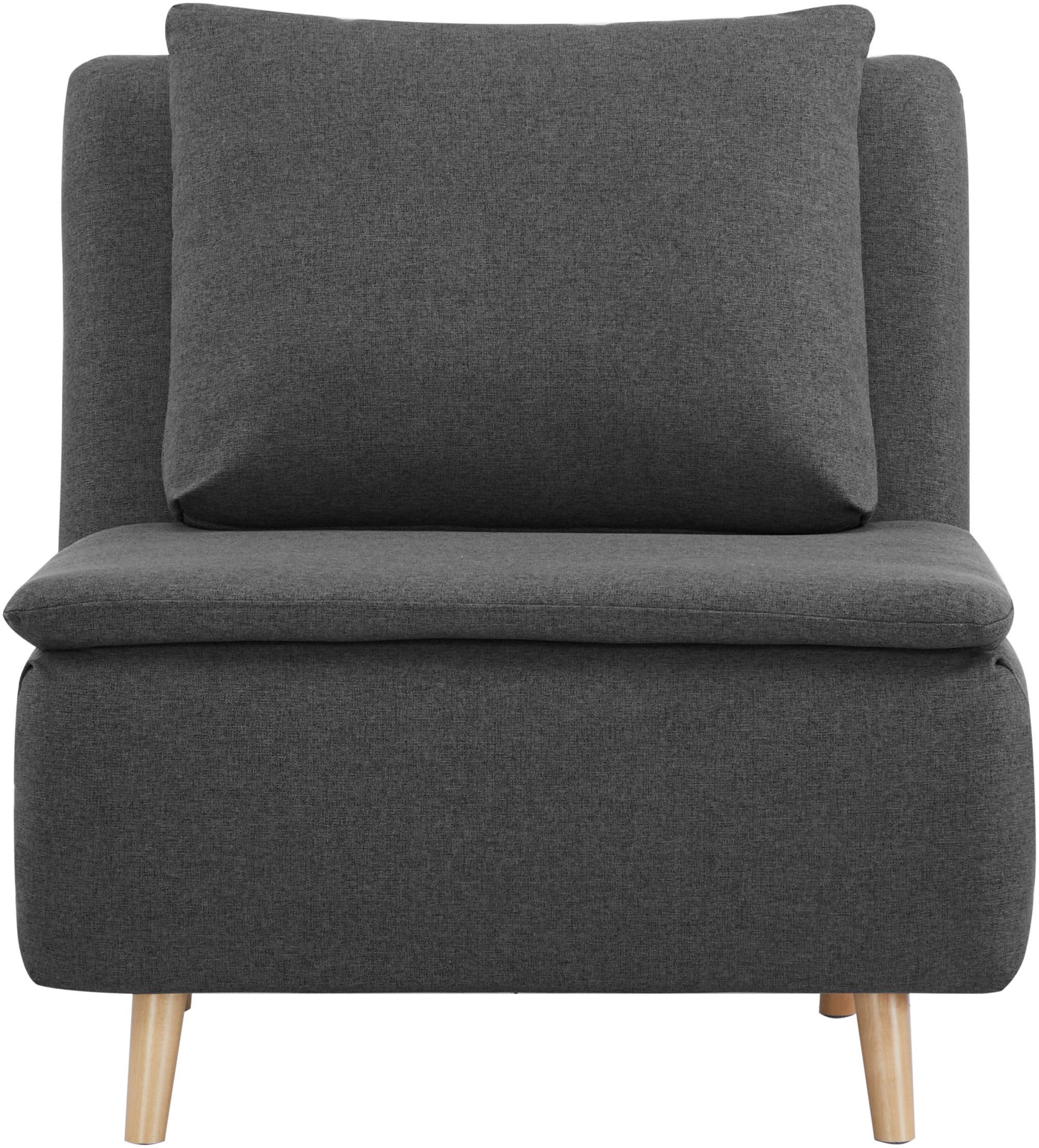 OTTO home Sessel AINSLEY, wandelbar zum Gästebett, Schlafsofa, Webstoff u. günstig online kaufen