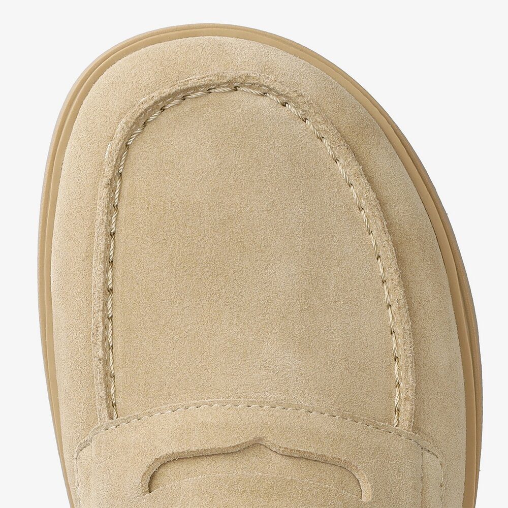 GROUNDIES Groundies - Brisbane Women - Beige Slipper
