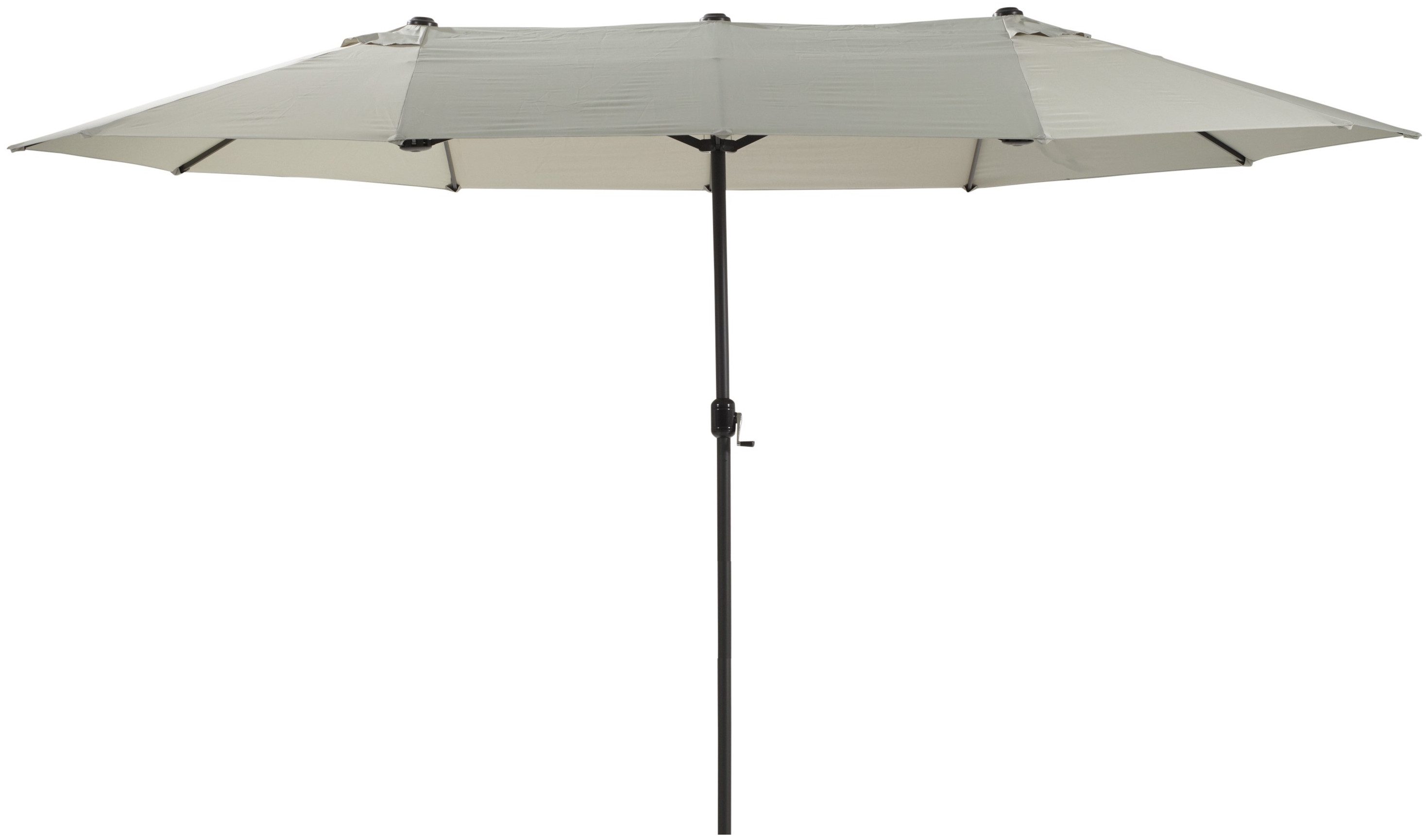 Leco Sonnenschirm Oval-Schirm "DAS ORIGINAL" 4,6x2,7 m, LxB: 460x270 cm, Aluminium-/Stahlrohrgestell