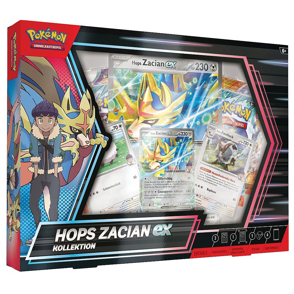 POKÉMON Sammelkarte Hops Zacian-EX Kollektion Pokemon Sammel-Karten Edition deutsch