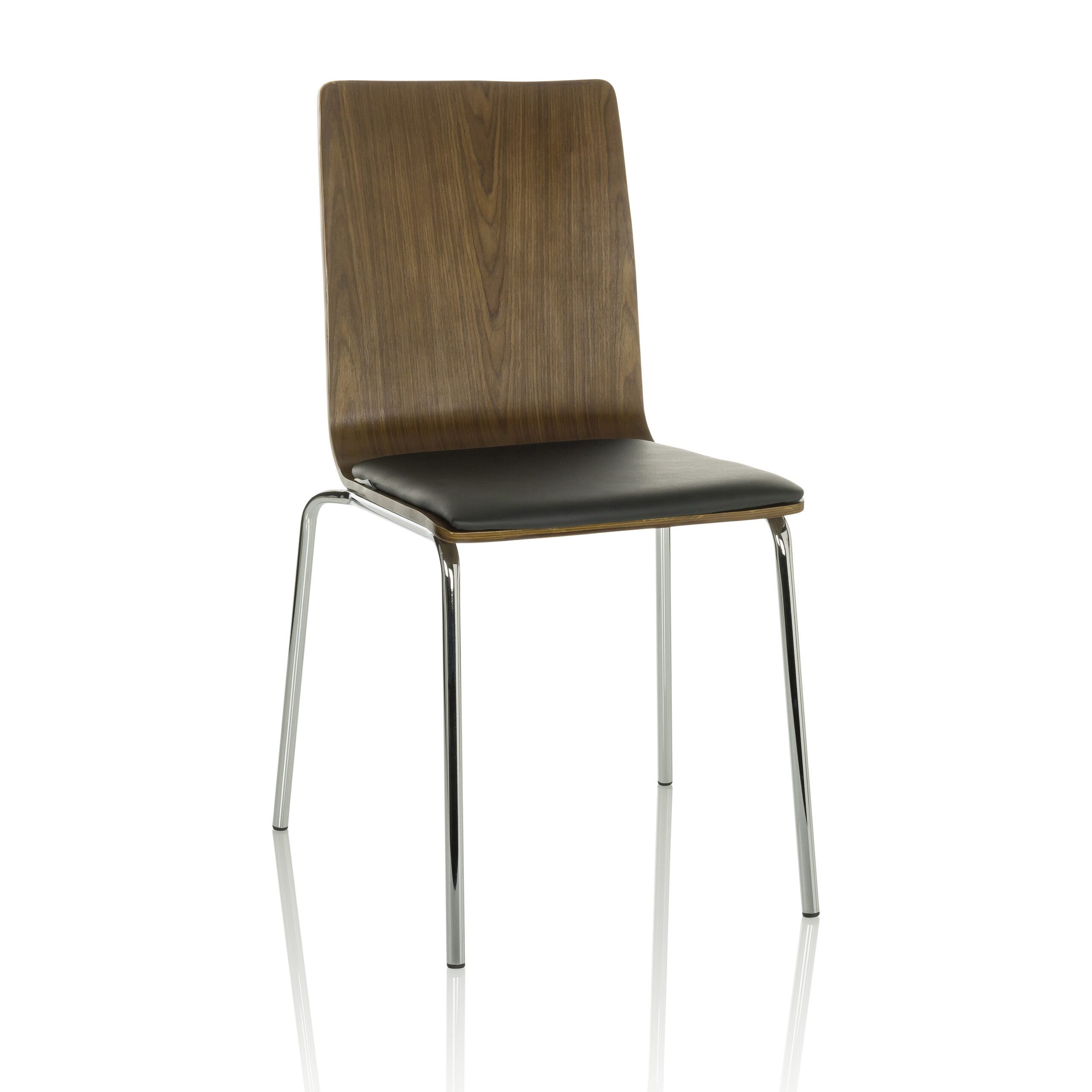 hjh OFFICE Stuhl Besucherstuhl Konferenzstuhl PERIA Holz