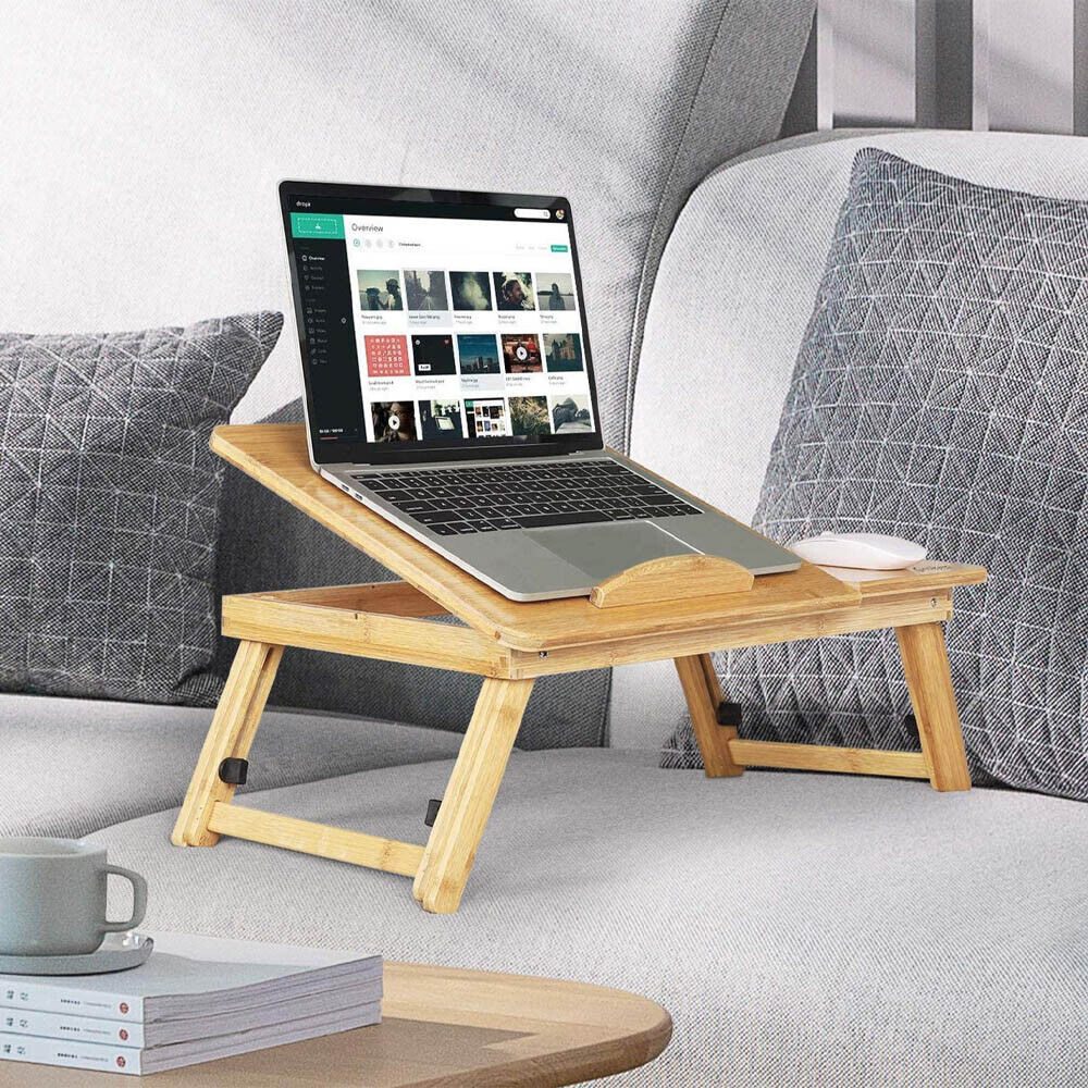 Youyijia Computertisch Laptoptisch 50x30cm Laptop Tisch Betttisch Laptop – Bild 4 von 5