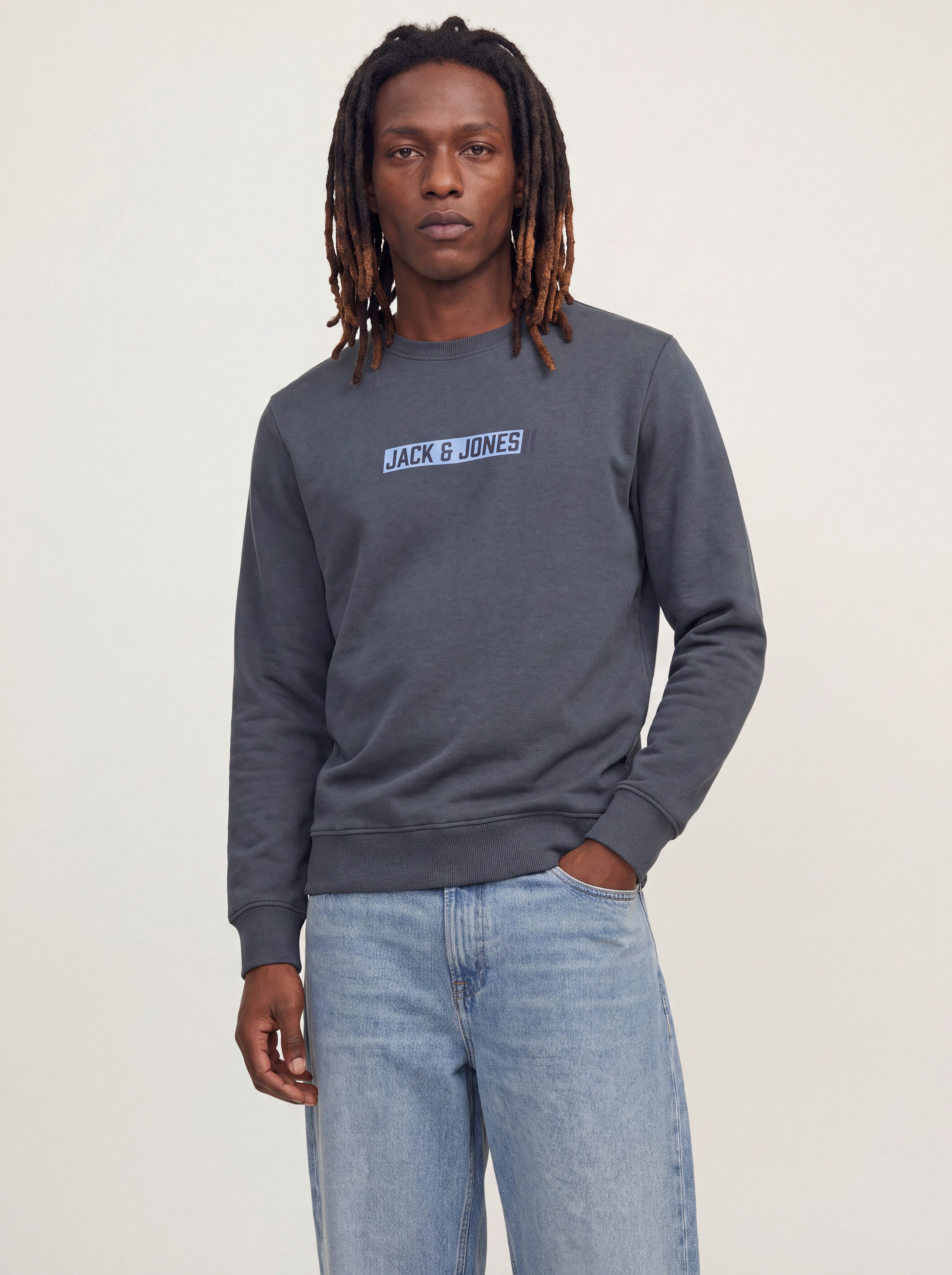 Jack & Jones Sweatshirt JJMUNK SWEAT CREW NECK 3PK MP (Packung, 3-tlg) Materialmix, normal geschnitten – Bild 3 von 5