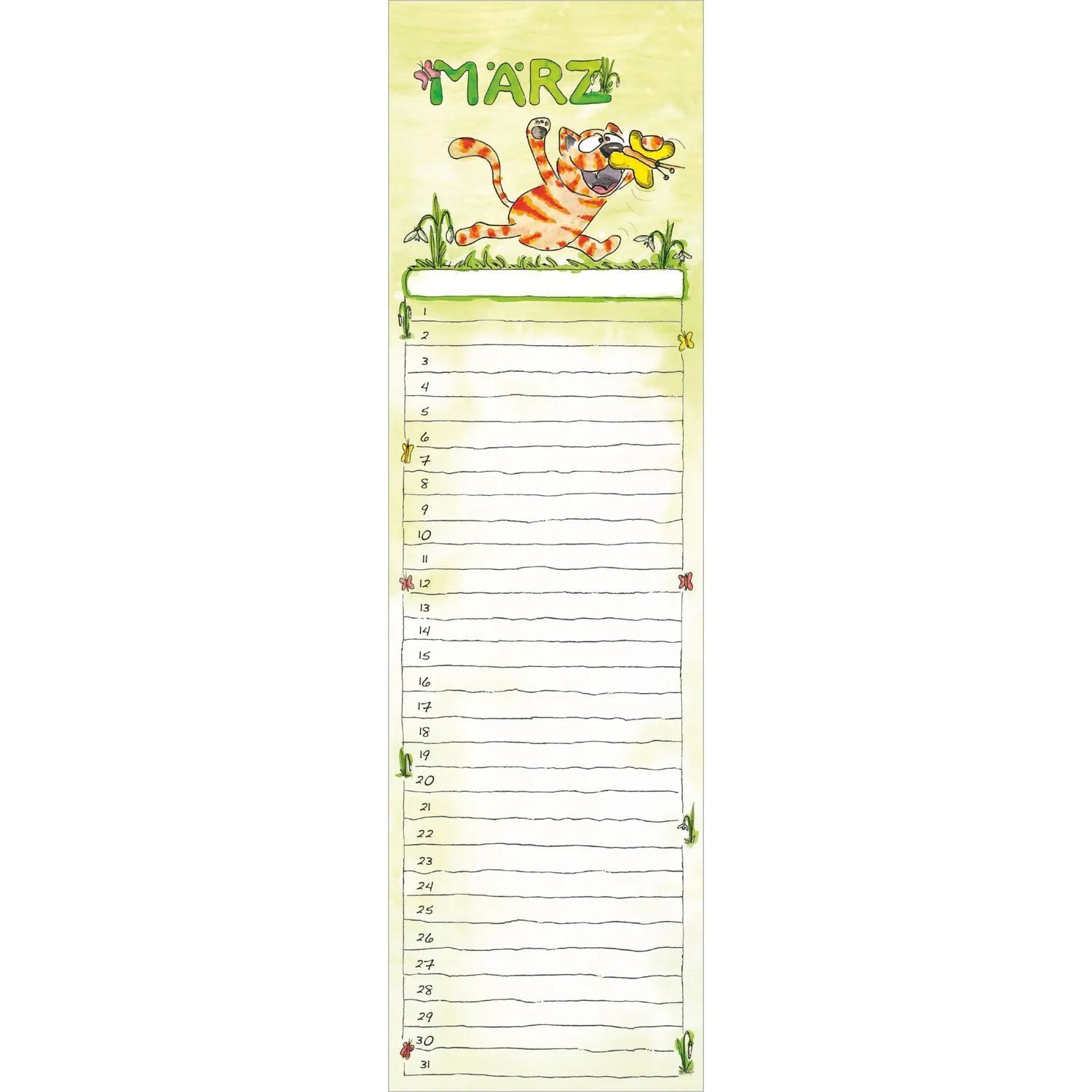 NEUMANN Wandkalender Geburtstagskalender Mini Cartoon