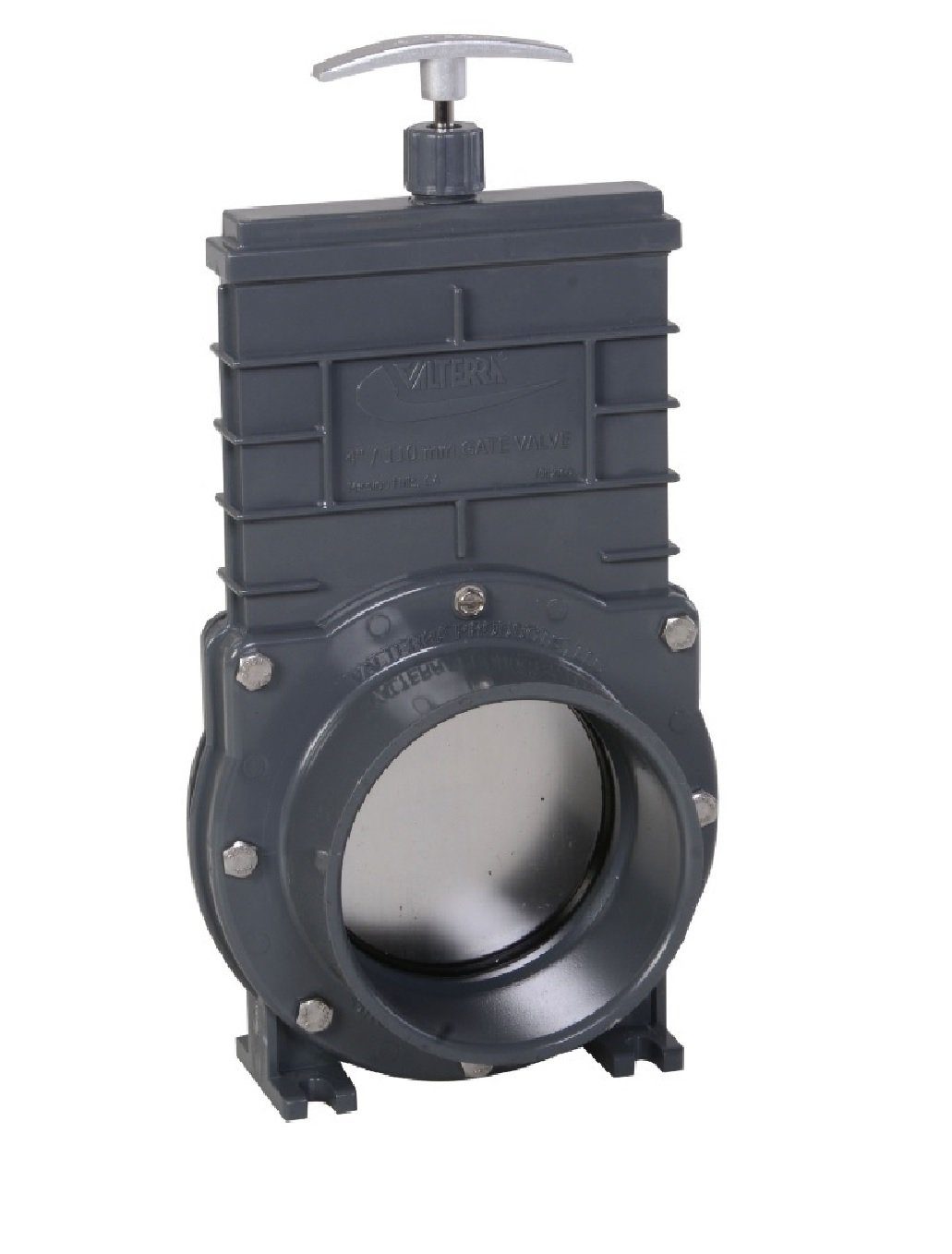 Valterra Absperrventil Valterra Zugschieber 110mm Edelstahlspindel und Platte