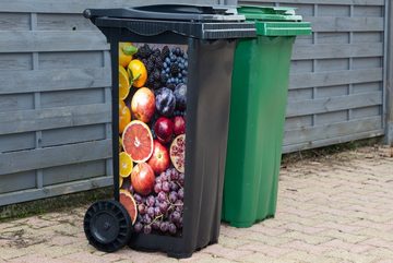 MuchoWow Wandsticker Obst - Regenbogen - Farben (1 St), Mülleimer-aufkleber, Mülltonne, Sticker, Container, Abfalbehälter