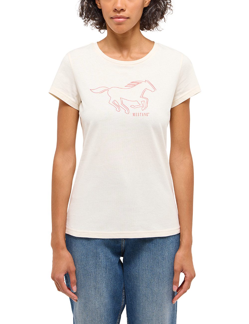 MUSTANG Kurzarmshirt Damen Style Loa günstig online kaufen