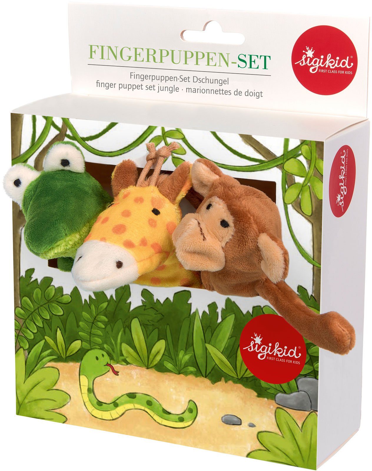 Sigikid Fingerpuppe My Little Theatre, Dschungel (Set, 3-tlg), für Kasperle günstig online kaufen