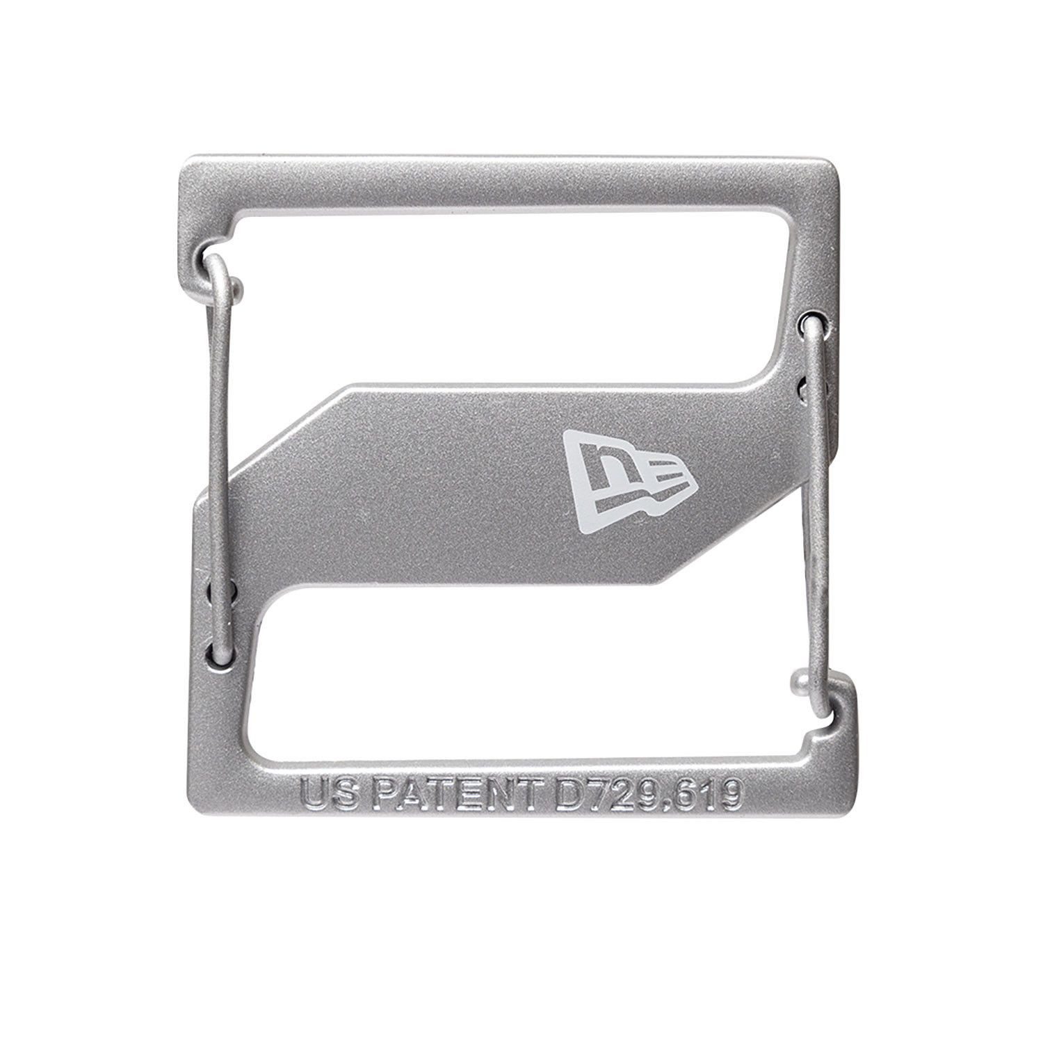 New Era Fitted Cap Clip silber