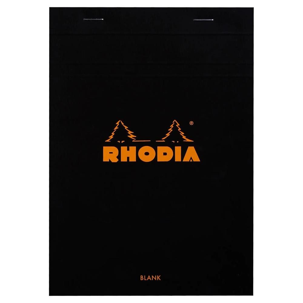 Notizblock Rhodia Notizblock A5 geh bl 80Bl sw