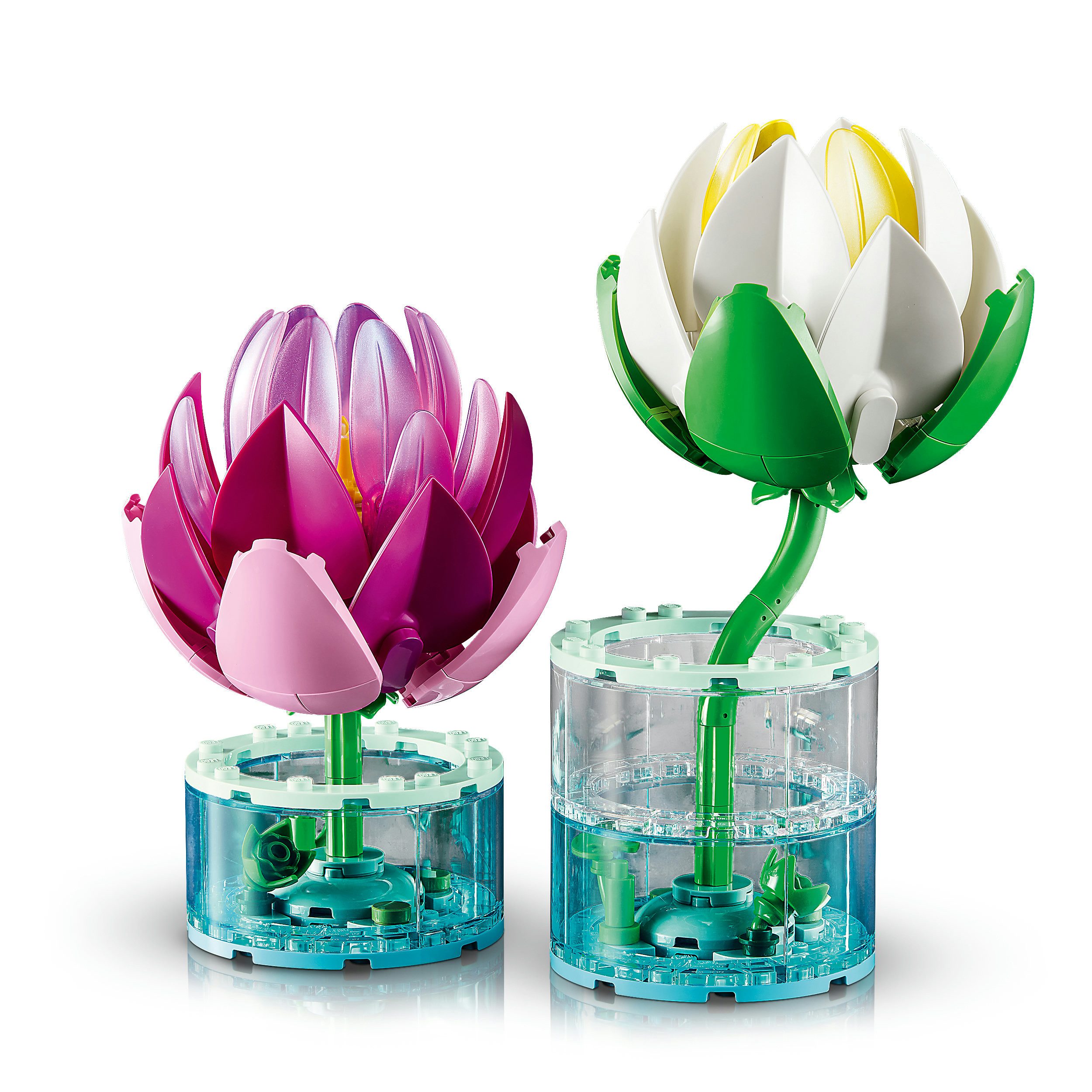 LEGO® Seerosen (11511), LEGO Botanicals Konstruktionsspielsteine, (259 St), Made in Europe – Bild 4 von 5