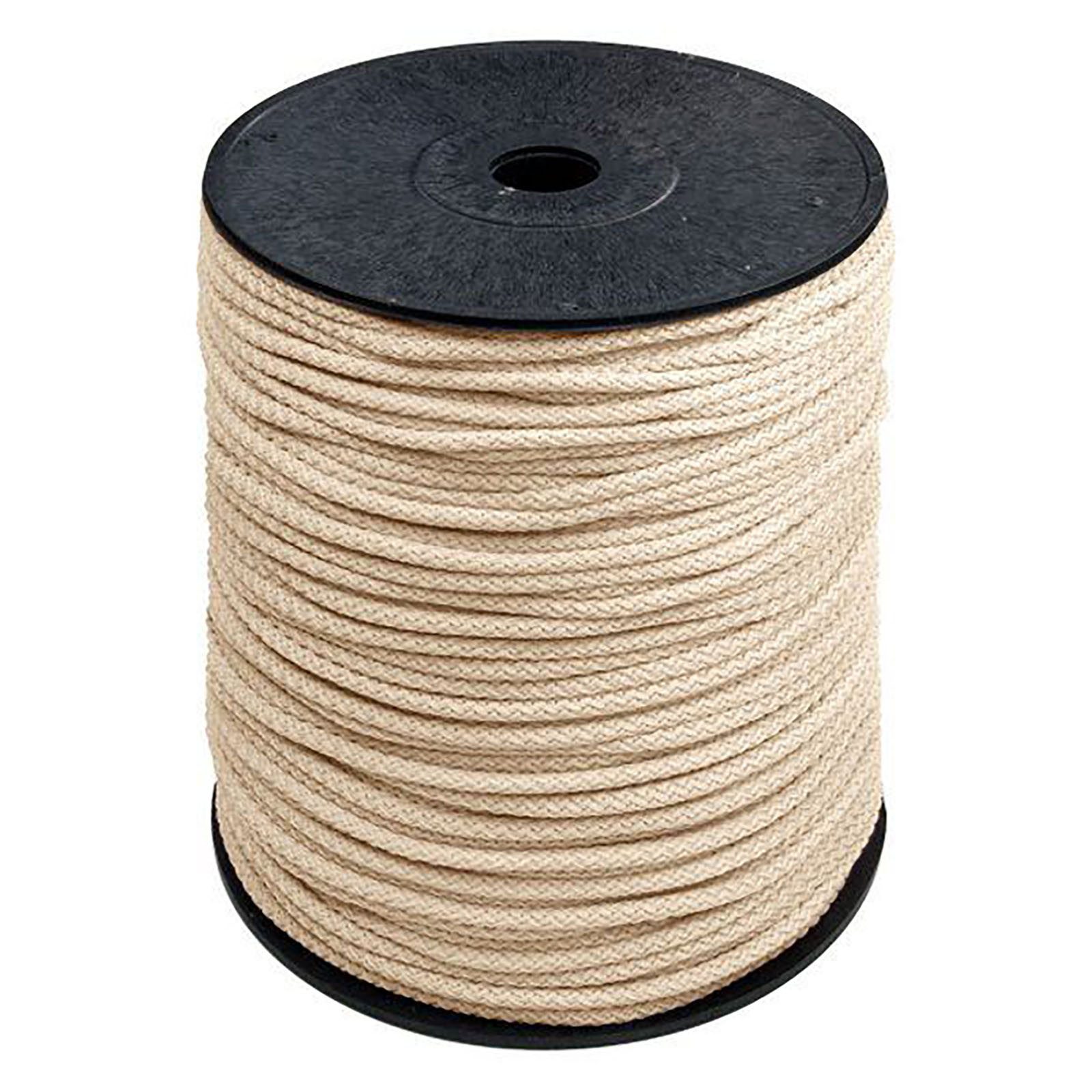 maDDma Seil 200m Polyester-Seil Ø 5,5mm, Farbwahl, creme
