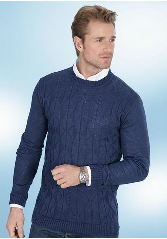 CLASSIC Basics пуловер с классические круглым ...