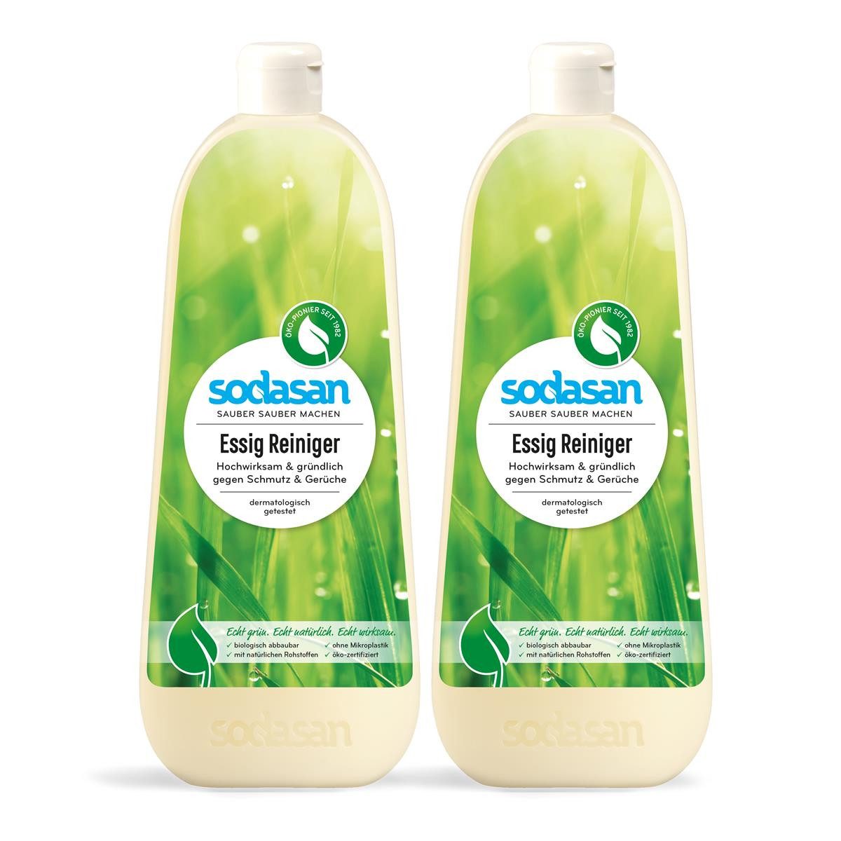 Sodasan Essig Reiniger 1L (2er Pack) Allzweckreiniger