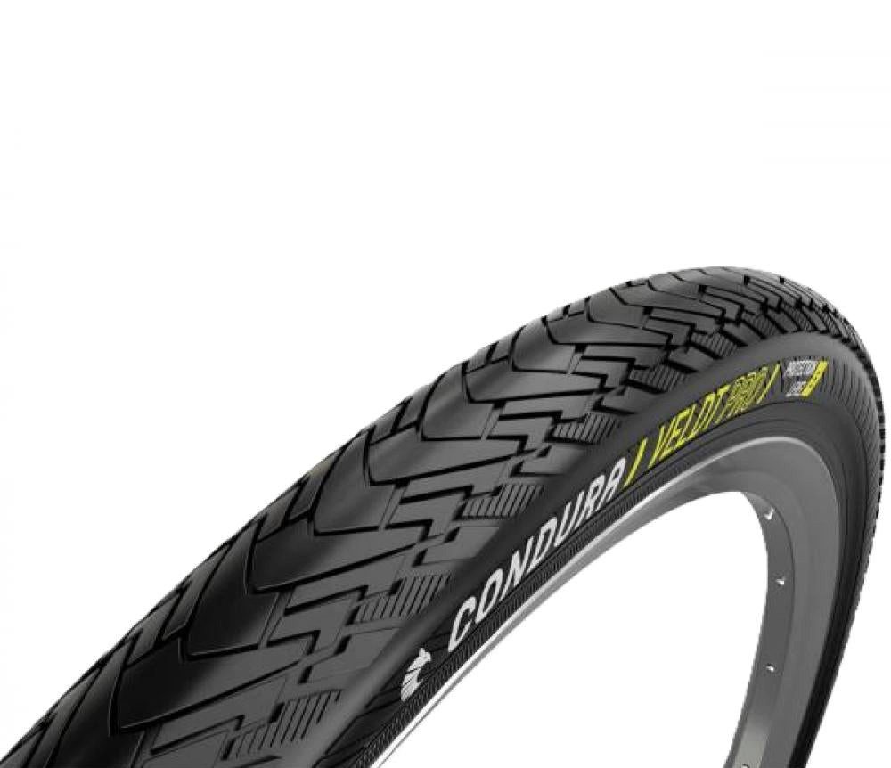 Condura Fahrradreifen Condura Veldt Pro Drahtreifen 28x1.50" (40-622), schwarz mit Reflexstr