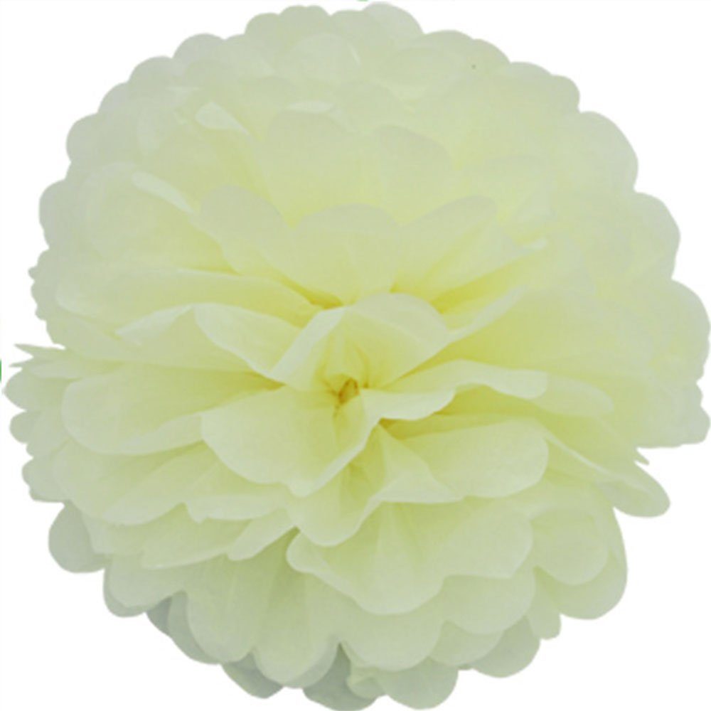 Creativery Pompon, 10 Papier Pompons 25cm SET