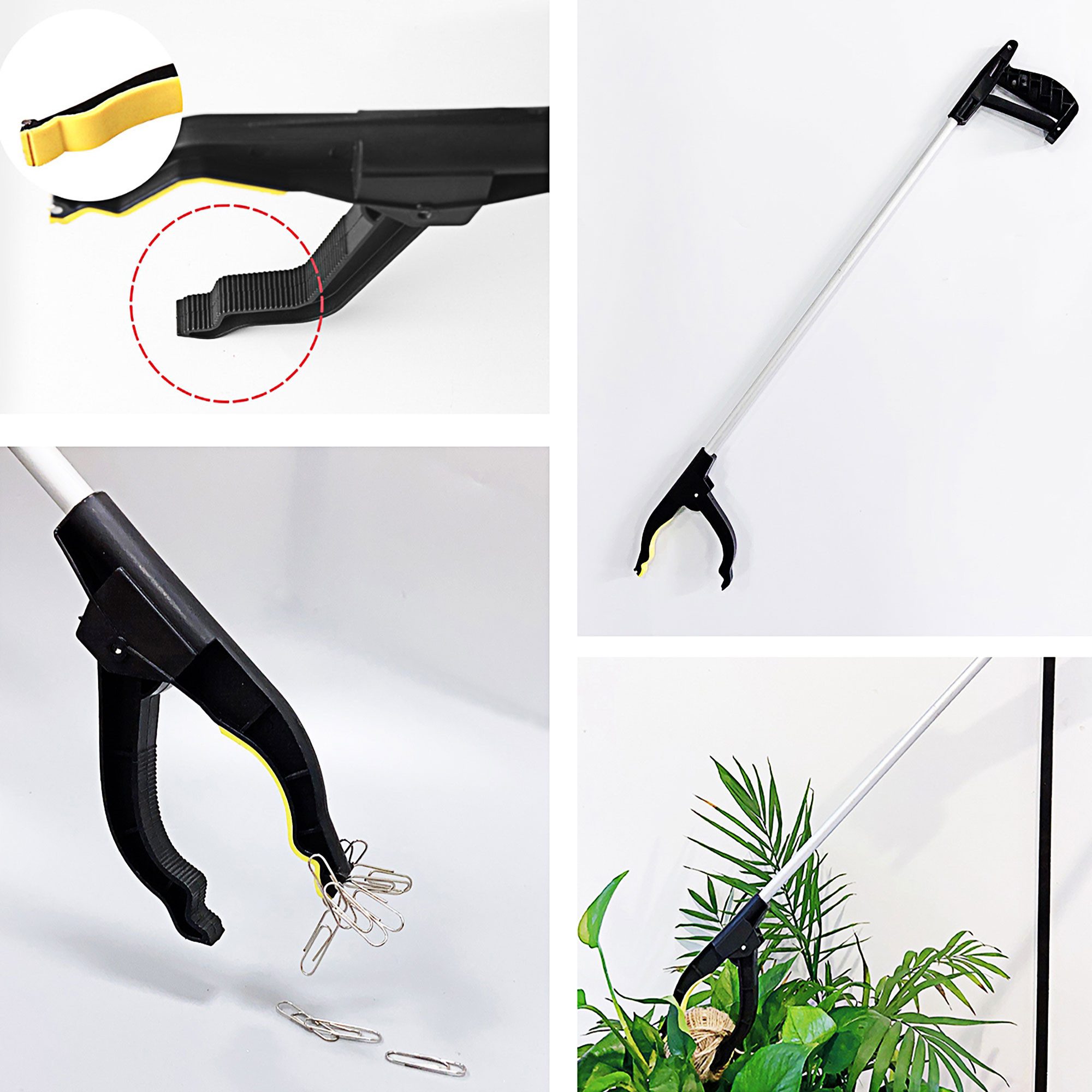 CEPEWA Greifarm 75cm mit Magnet Greifzange Greifer Greifhilfe Aluminium