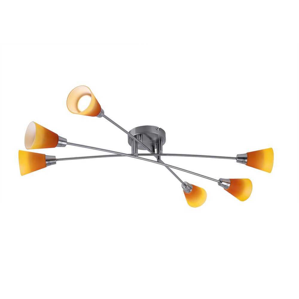 GLOBO LIGHTING LED Deckenleuchte, Leuchtmittel inklusive, Warmweiß, Decken Leuchte Wohnzimmer Lampe Strahler Spot Beleuchtung Globo Dono