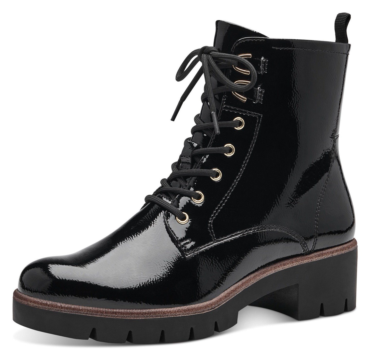 Tamaris Schnürstiefelette mit Anziehlasche günstig online kaufen