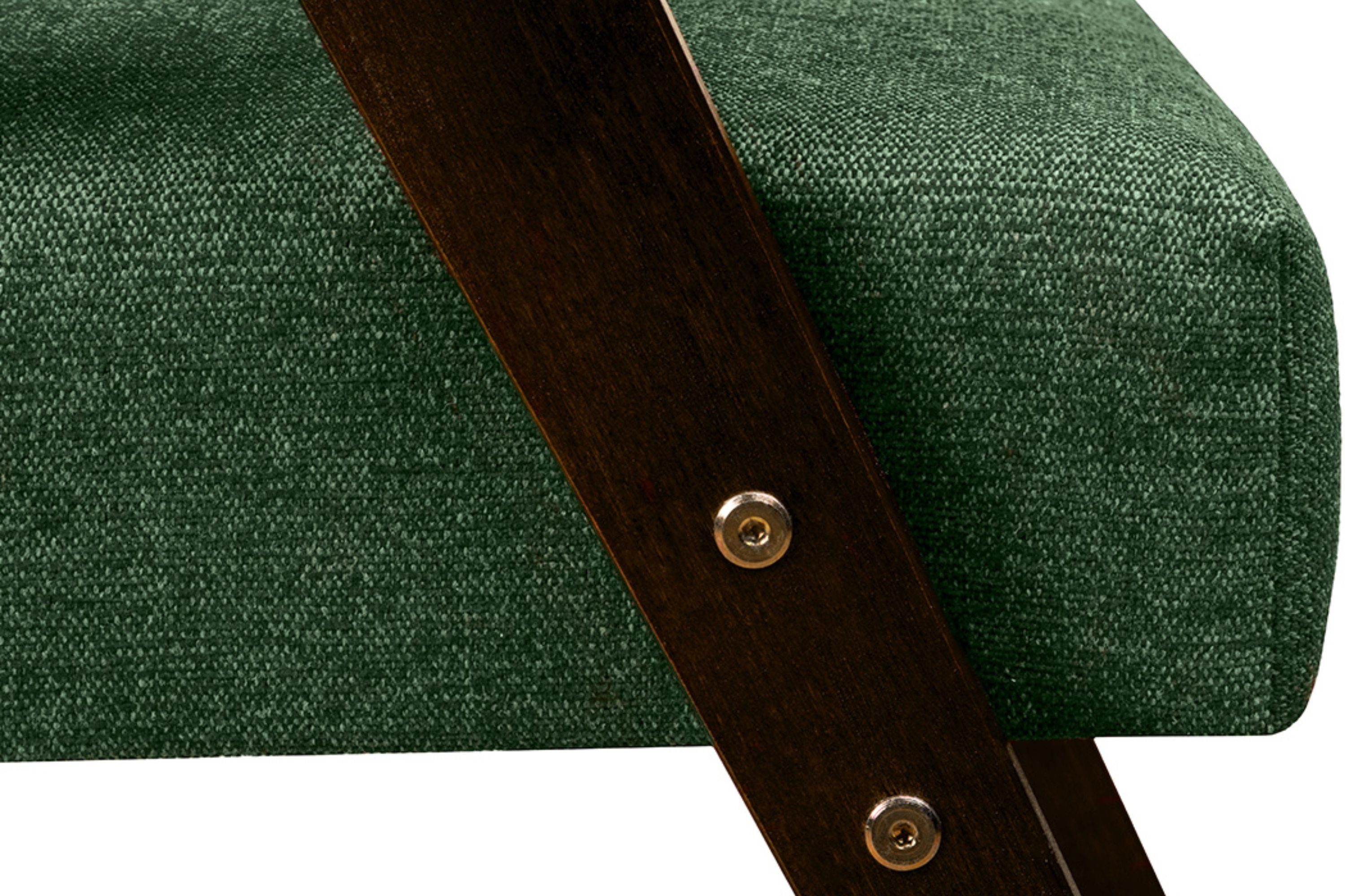 Konsimo lackiertem profilierte Sessel, aus Cocktailsessel NASET Rahmen Rückenlehne Holz,