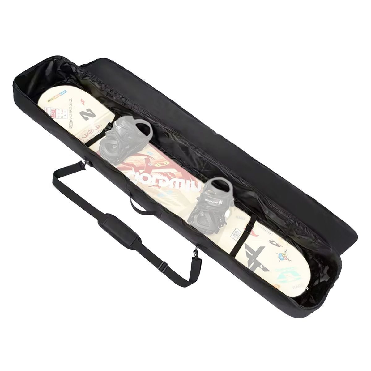 Divit Halter Gepolsterte Skitasche ST1 Snowboardtasche Reisetasche schwarz günstig online kaufen