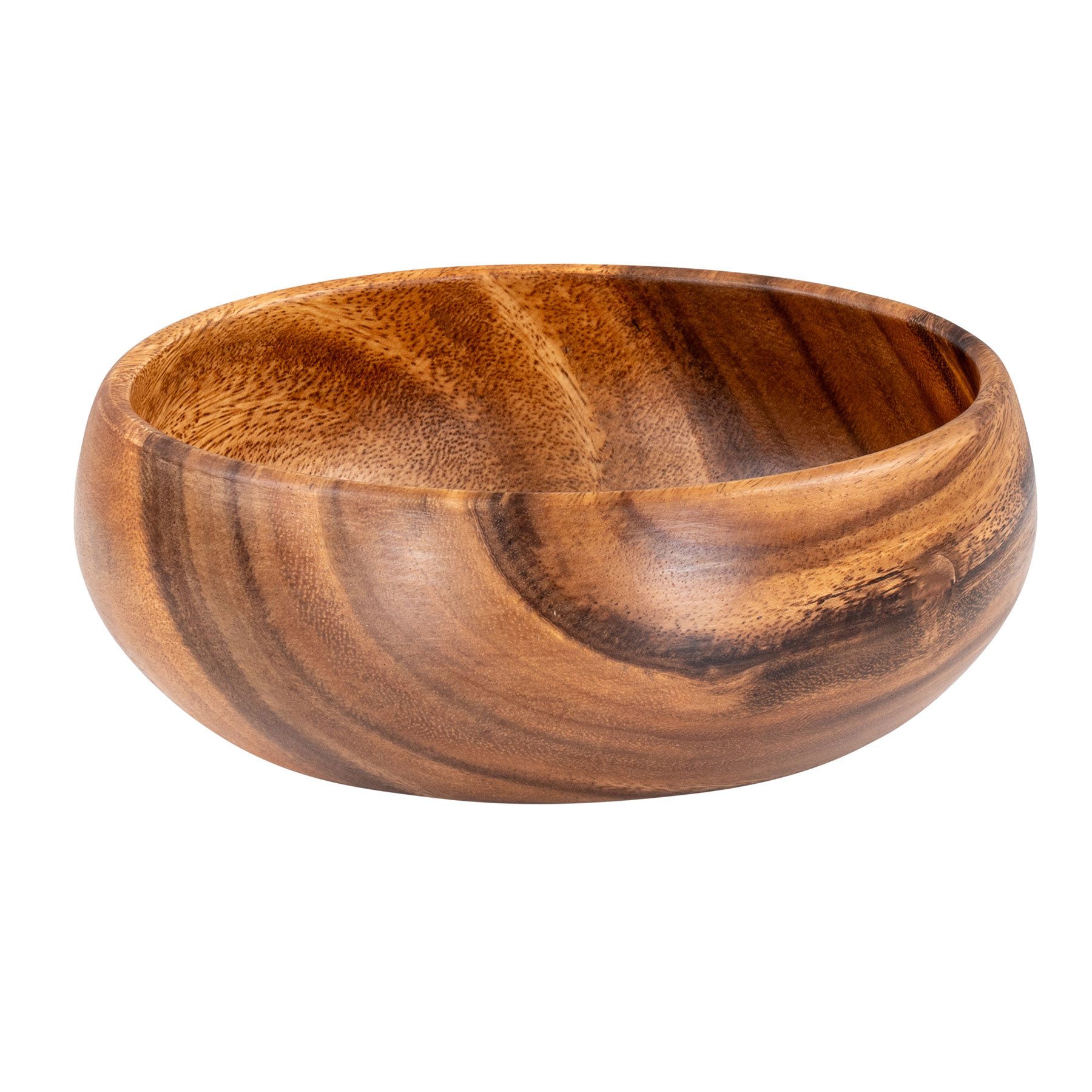 Levandeo® Dekoschale, Akazienholz Schale 20cm Dekoschale Obstschale Salatschüssel