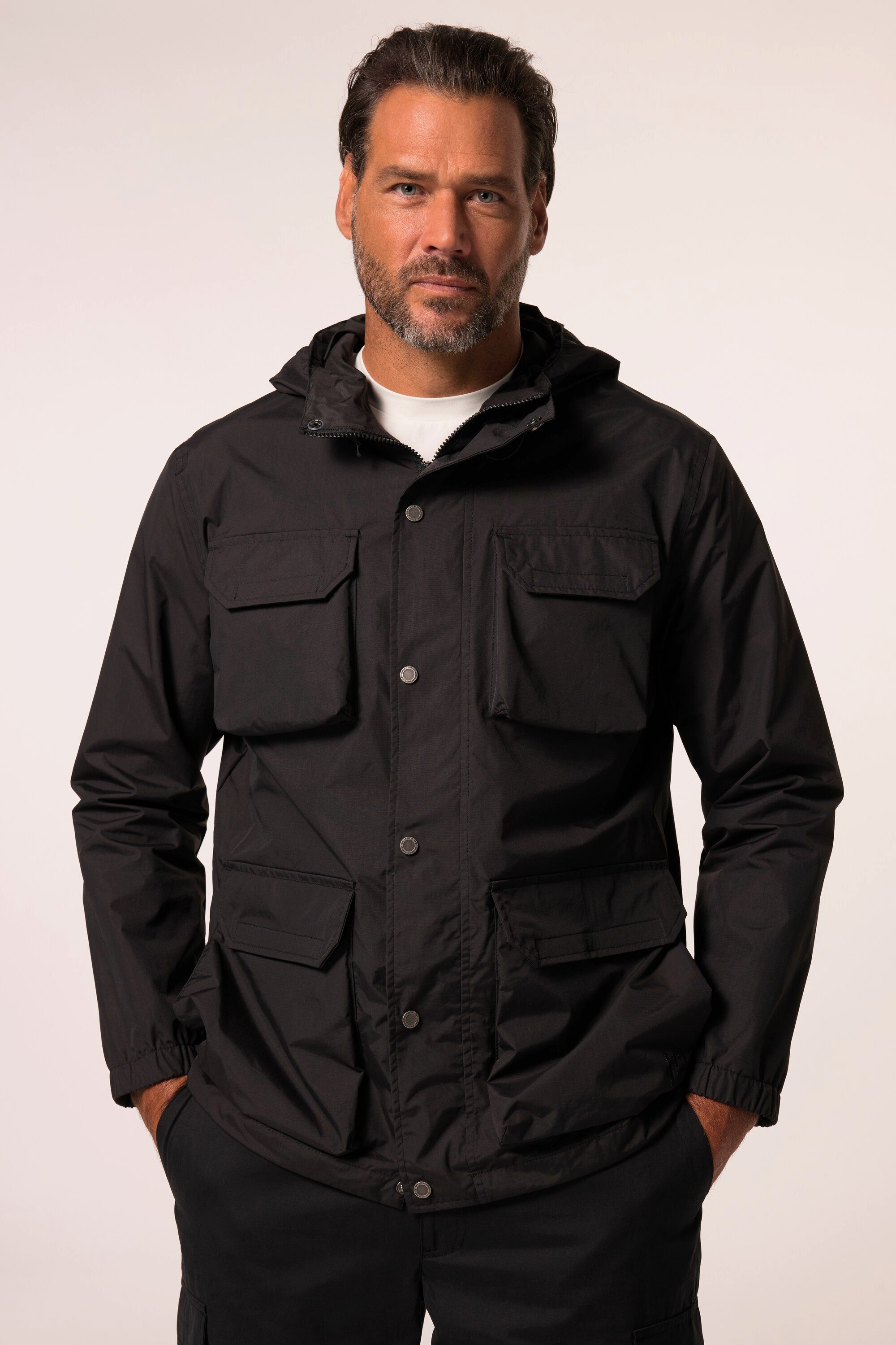 Fieldjacket Funktionsjacke Bauchfit Outdoor Regenjacke