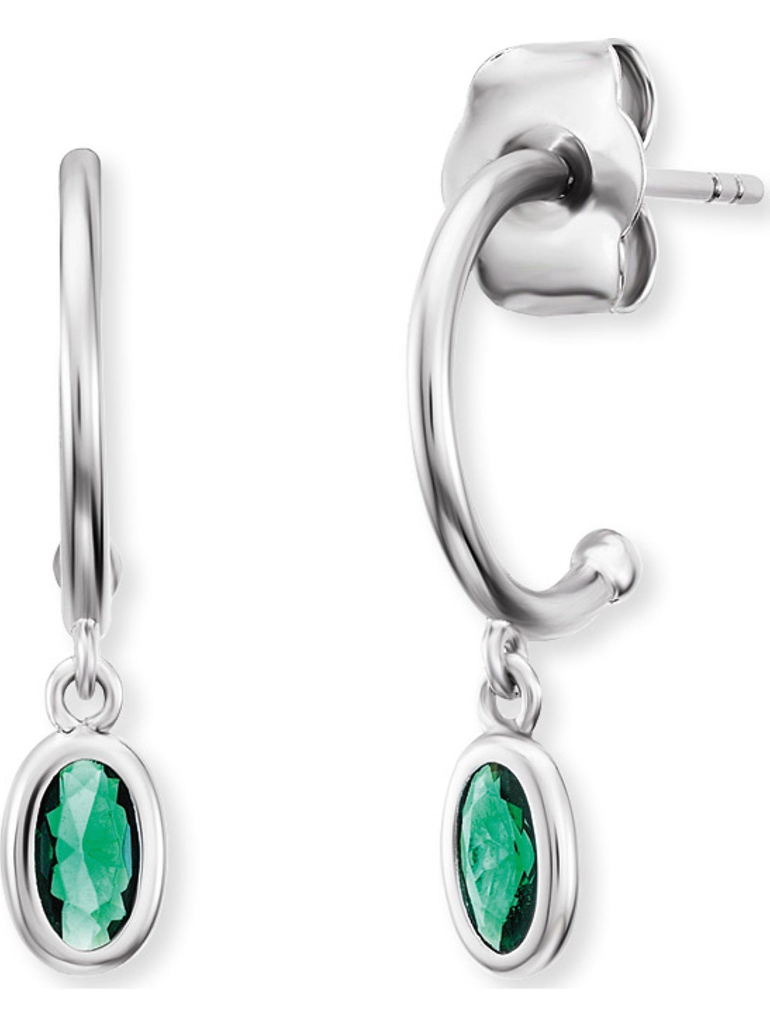 Engelsrufer Paar Creolen Engelsrufer Damen-Creolen 925er Silber Zirkonia (Paar)