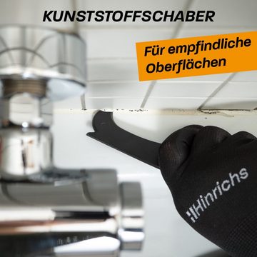 Hinrichs Multitool Silikonentferner, (Set), Fugenglätter, 3 in 1 Silikon Werkzeug