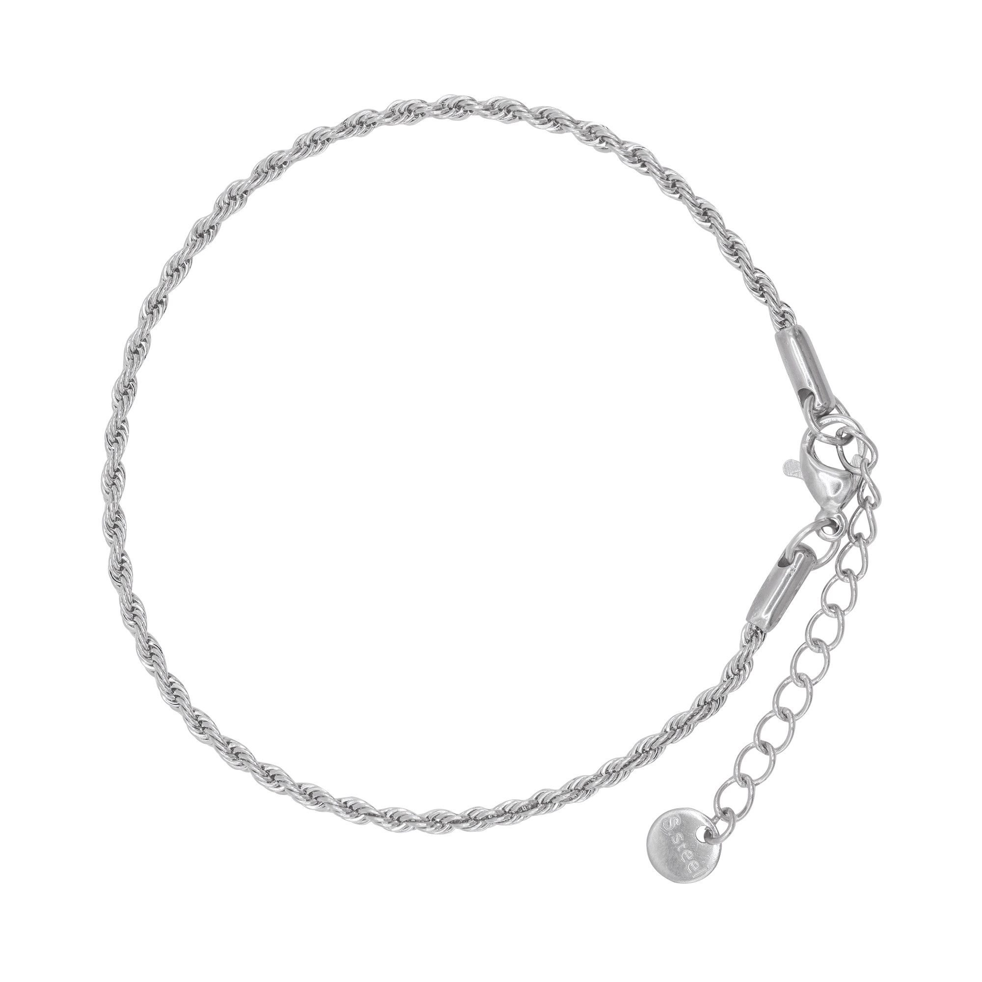 Armband Tuss silberfarben poliert