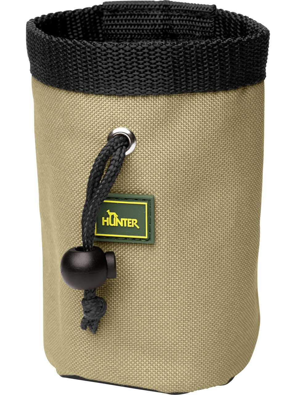 Hunter Tiertransportbox Gürteltasche Basic schwarz-beige, 14 x 8 x 8 cm