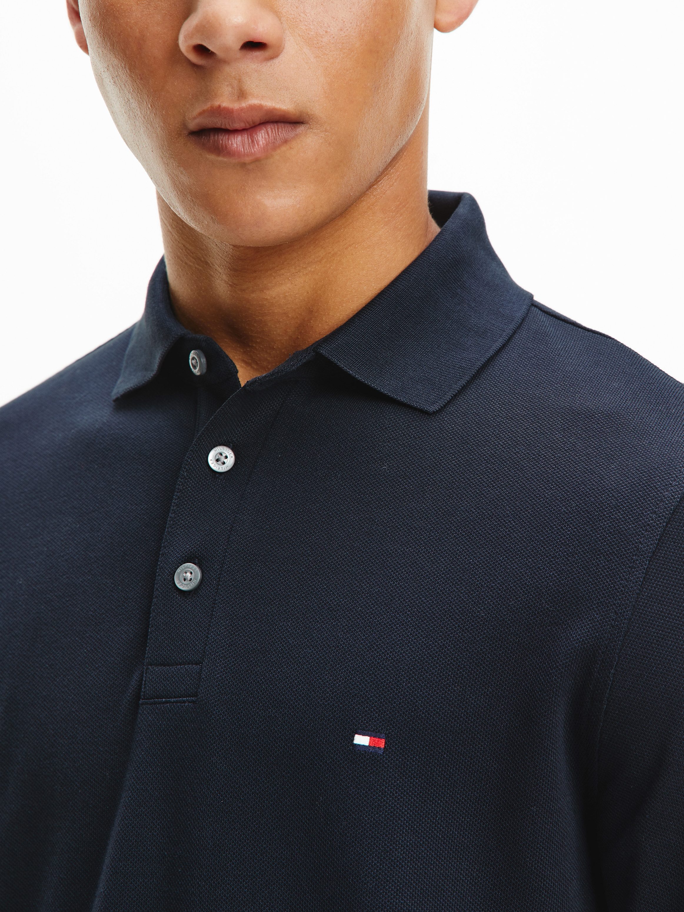 Tommy Hilfiger Langarm-Poloshirt 1985 SLIM LS POLO