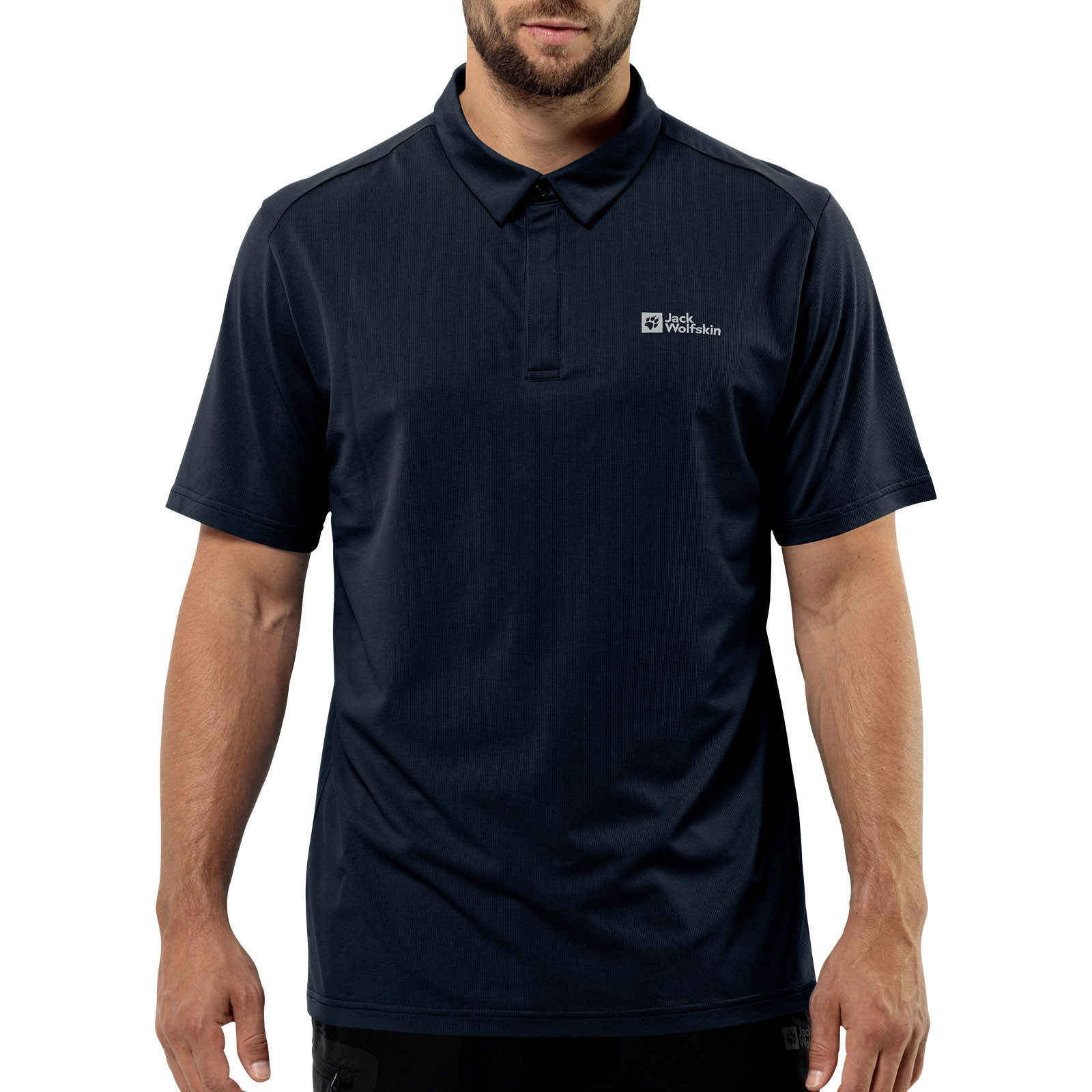 Jack Wolfskin Poloshirt Delgami Polo mit verdeckter Knopfleiste günstig online kaufen